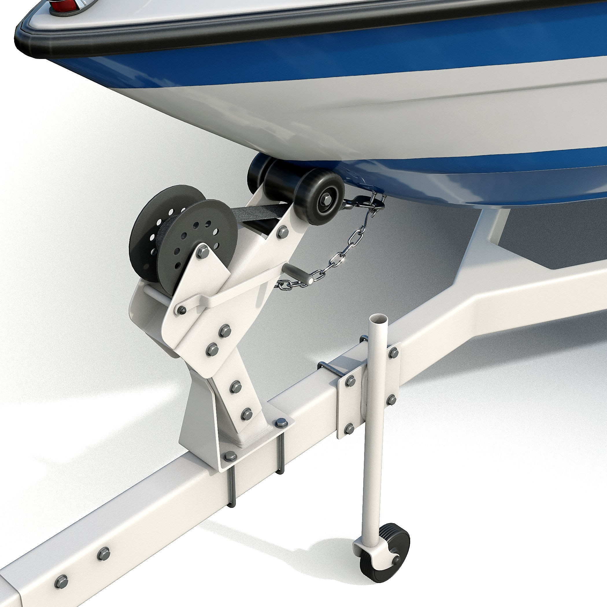 Bayliner Boat - Game-Ready 3D Model - View 11