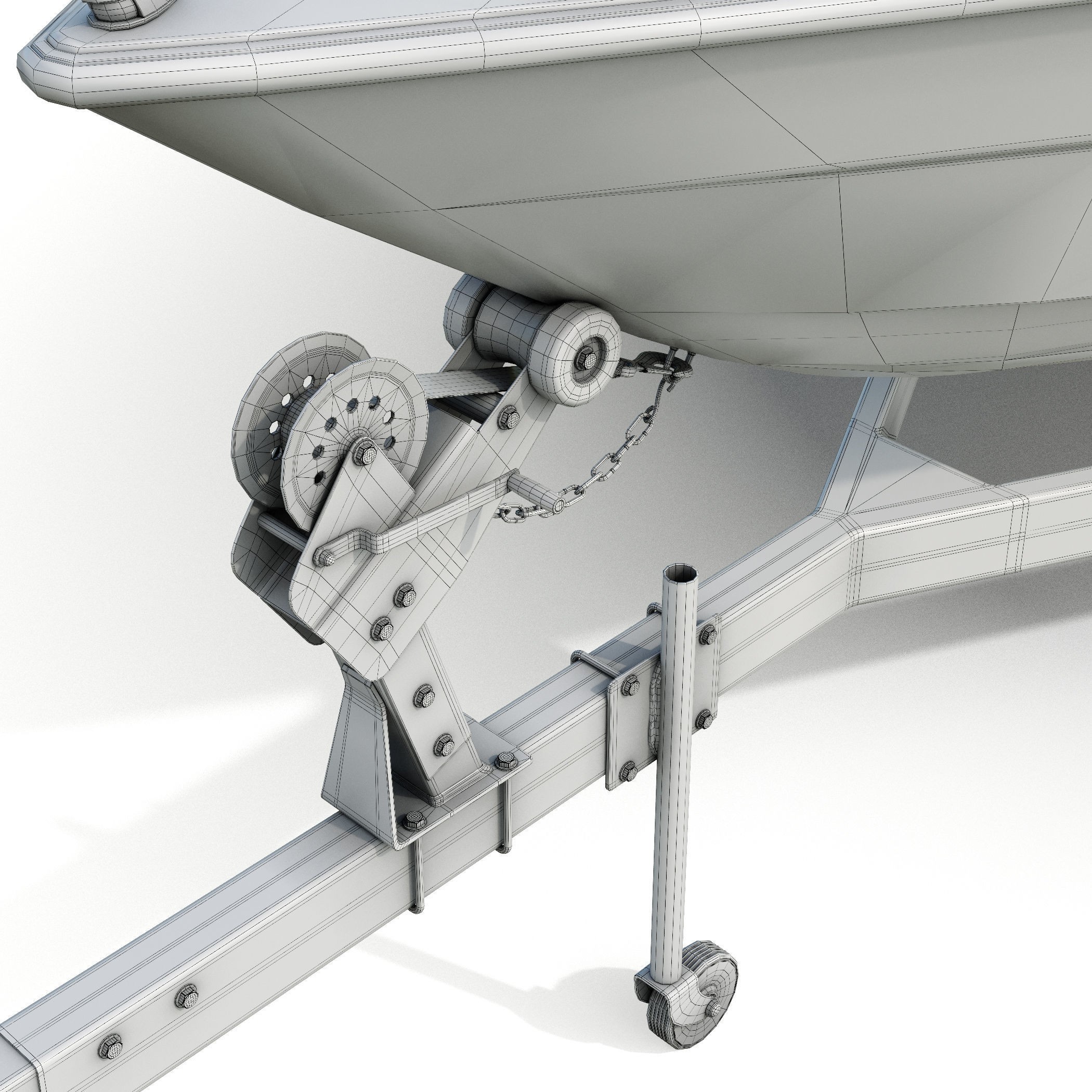 Bayliner Boat - Game-Ready 3D Model - View 12