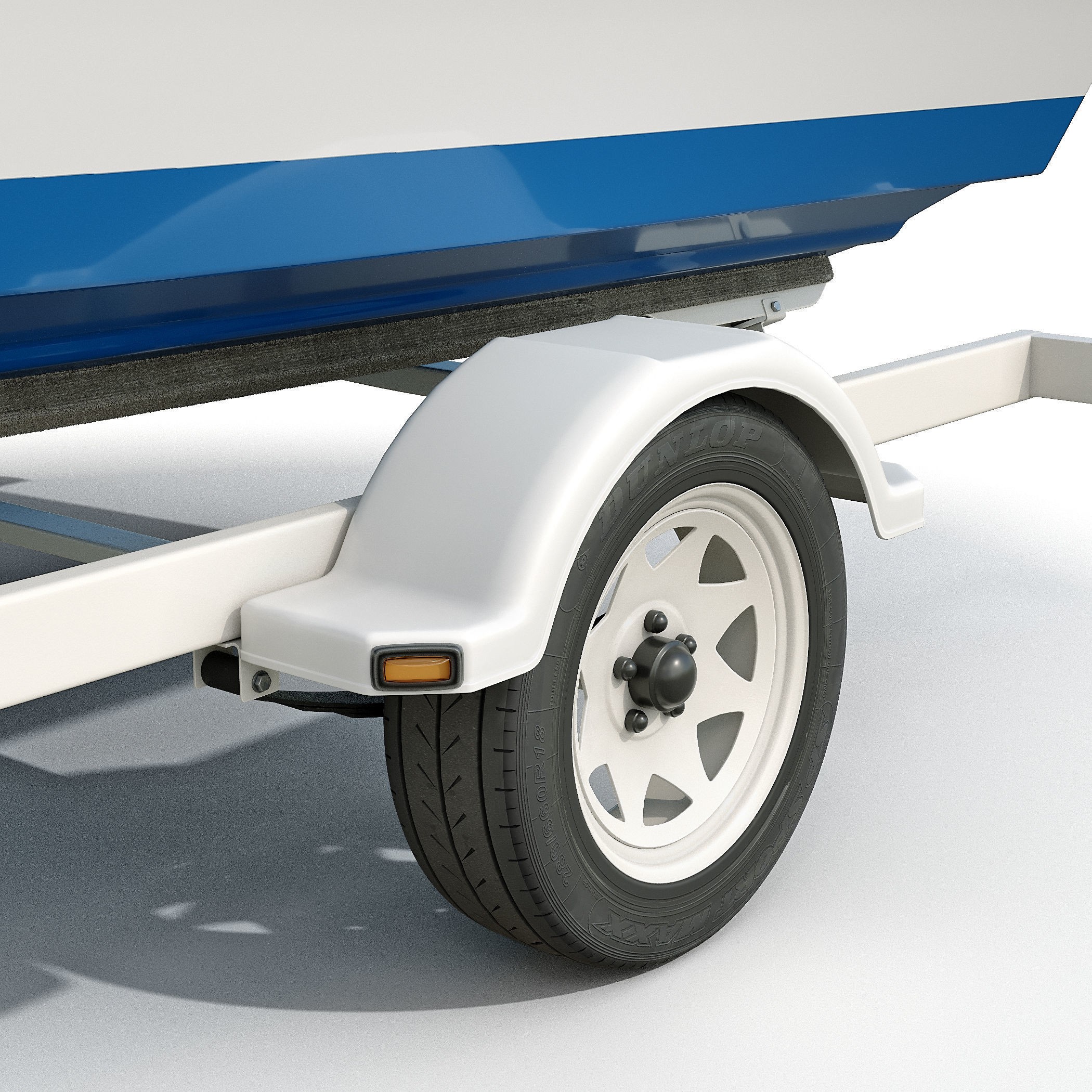 Bayliner Boat - Game-Ready 3D Model - View 13