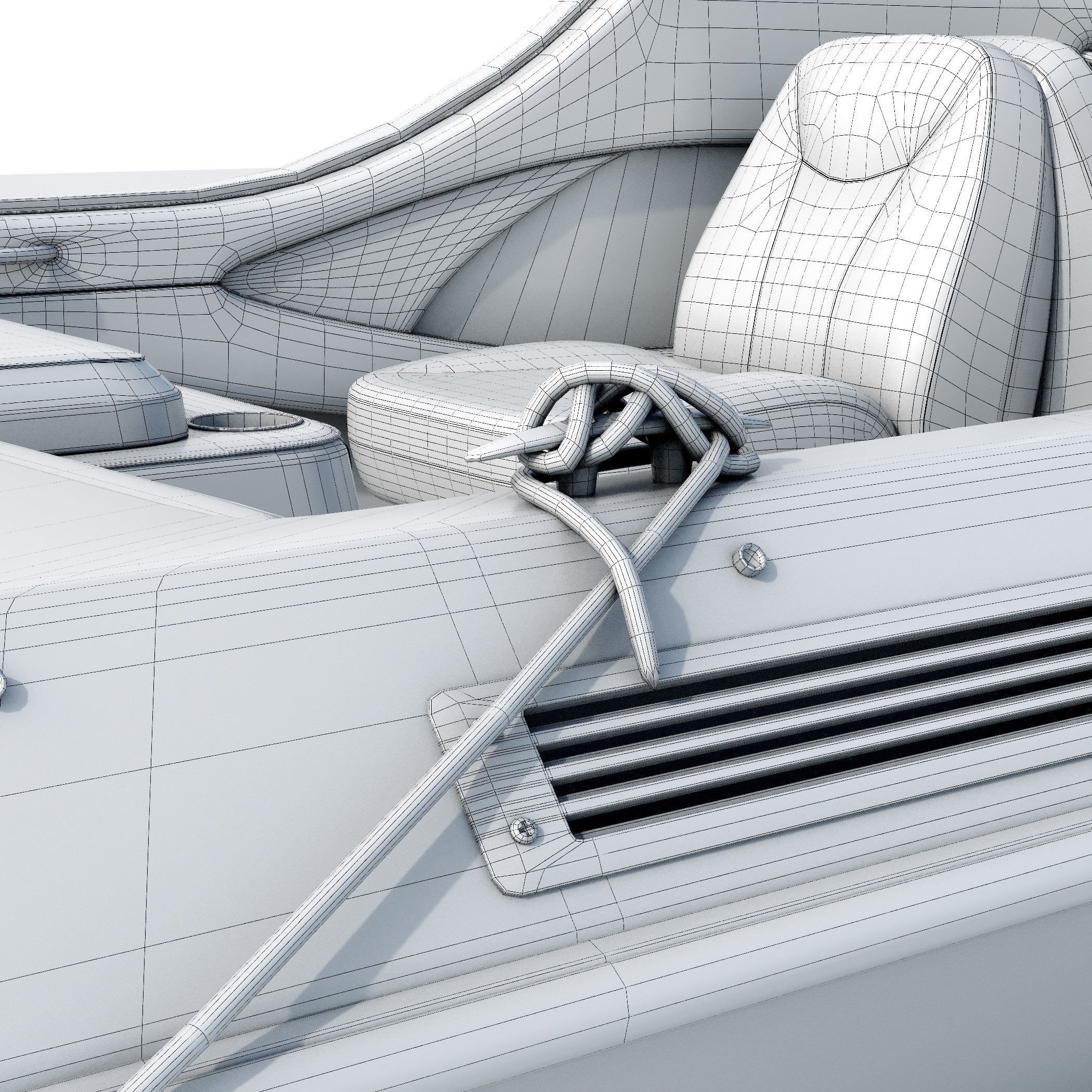 Bayliner Boat - Game-Ready 3D Model - View 16