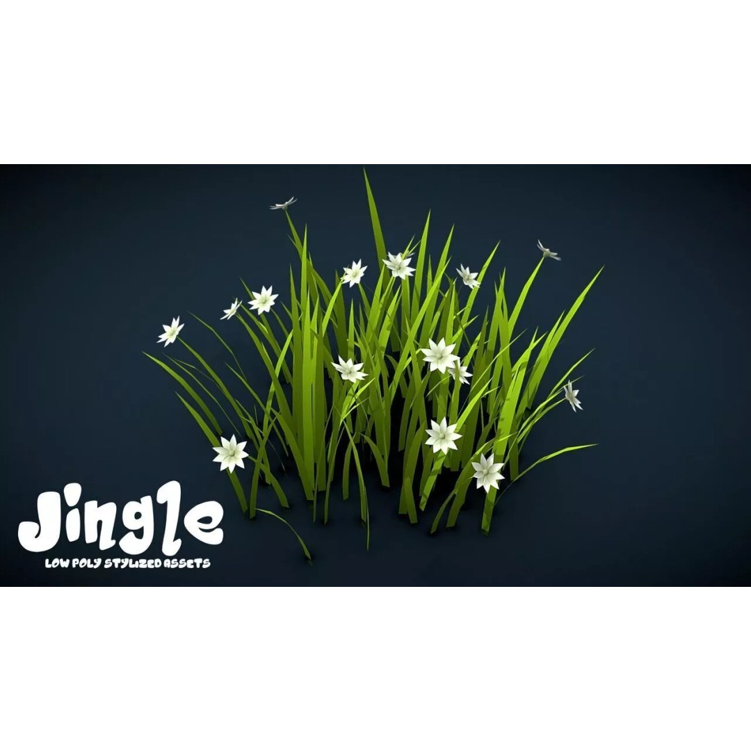 Pine Tree 3D Model – Low Poly Stylized Nature Asset Pack, FBX - View 5