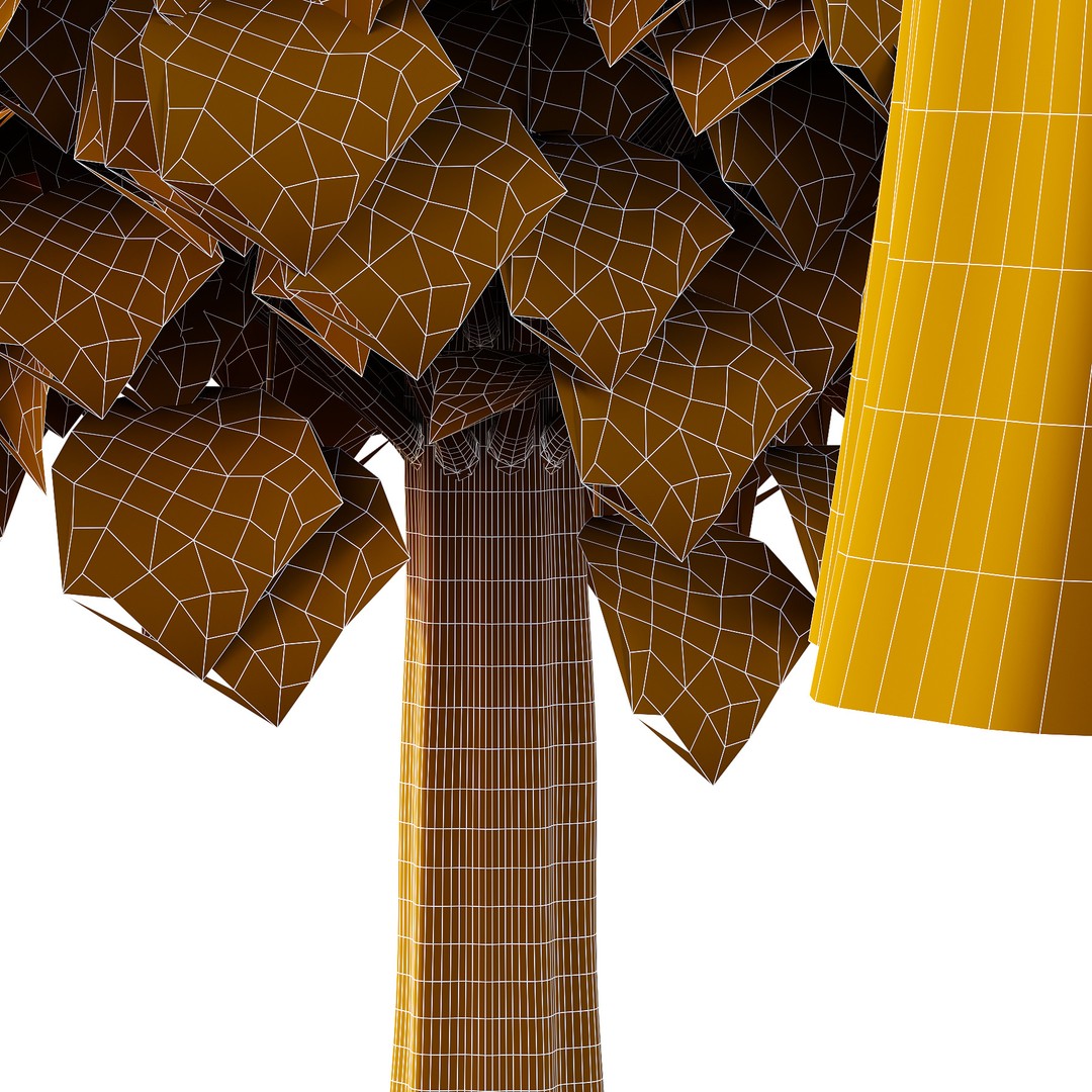 Catalpa Ovata Tree 3D Model – High Poly PBR Asset, FBX, OBJ