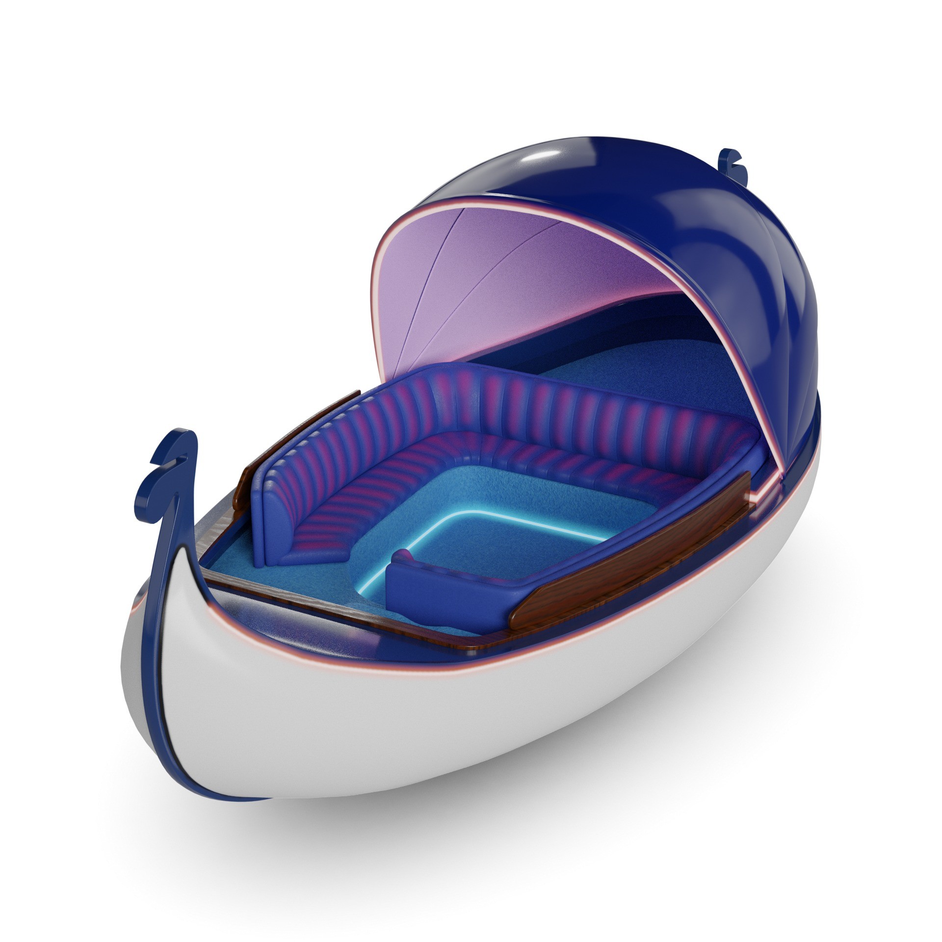 Gondola - Low-Poly Game-Ready 3D Model