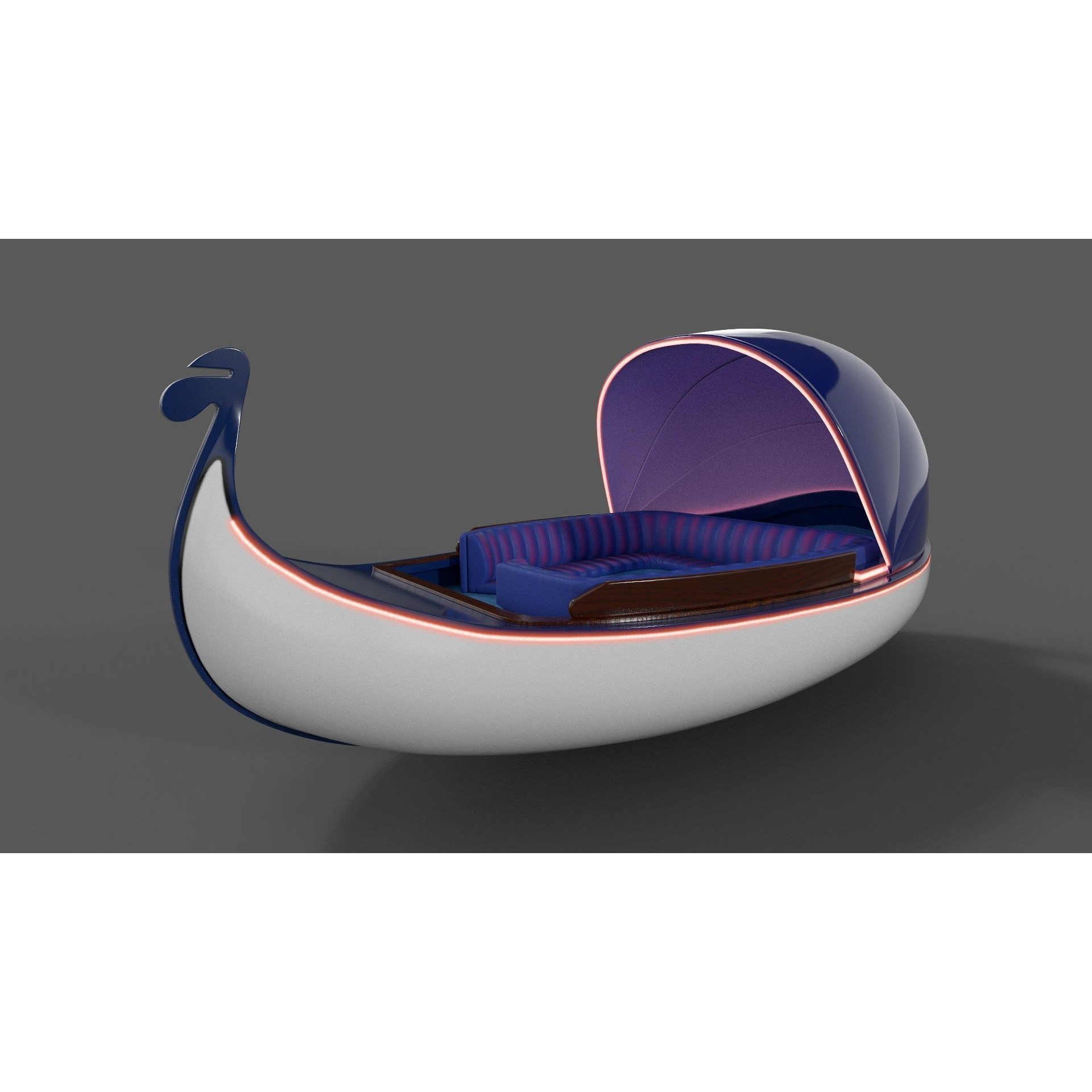 Gondola - Low-Poly Game-Ready 3D Model - View 11