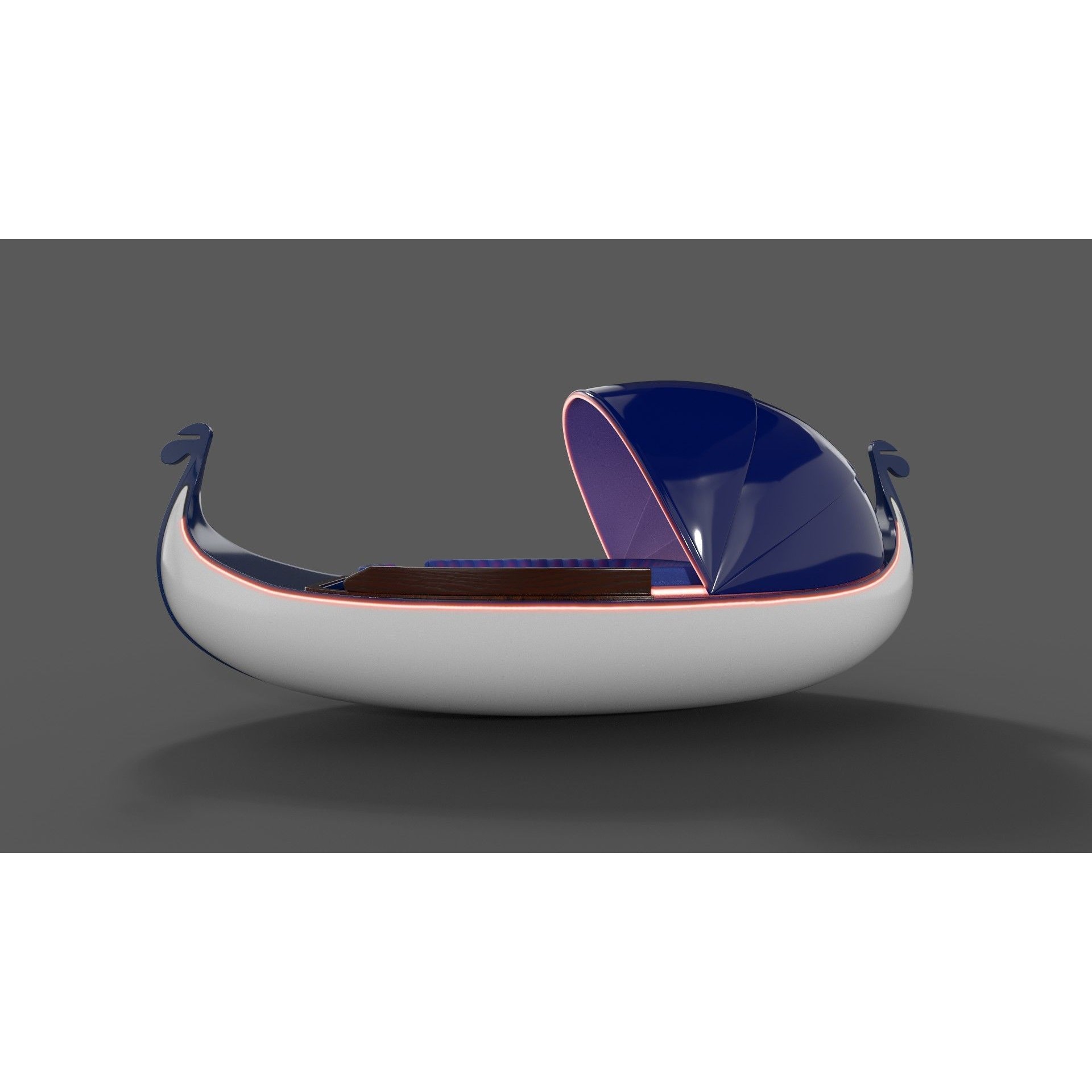 Gondola - Low-Poly Game-Ready 3D Model - View 3