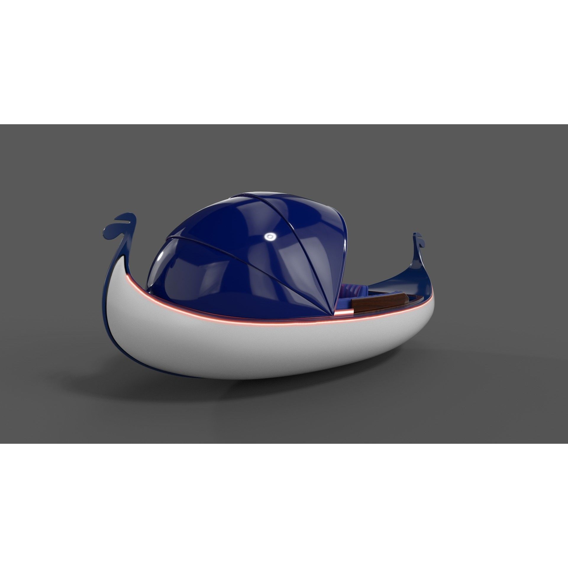 Gondola - Low-Poly Game-Ready 3D Model - View 6