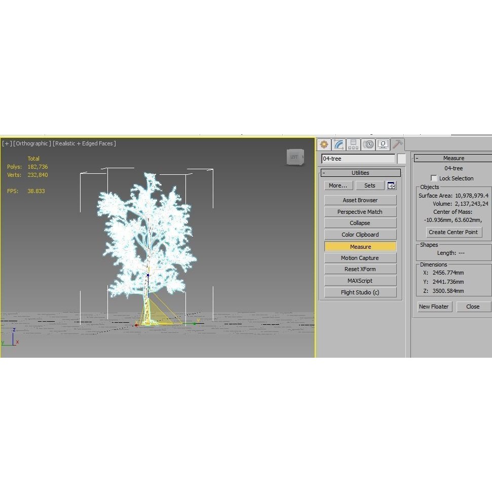 Pack of 5 Trees 3D Model – Low Poly Game Asset, FBX & OBJ Formats - View 11