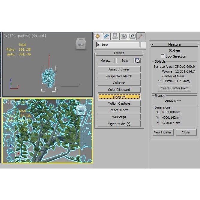 Pack of 5 Trees 3D Model – Low Poly Game Asset, FBX & OBJ Formats - View 15