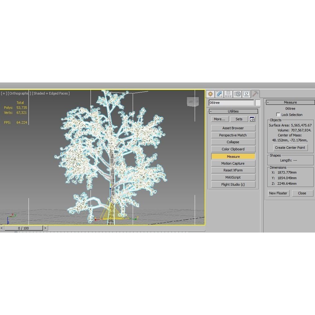 Pack of 5 Trees 3D Model – Low Poly Game Asset, FBX & OBJ Formats - View 17
