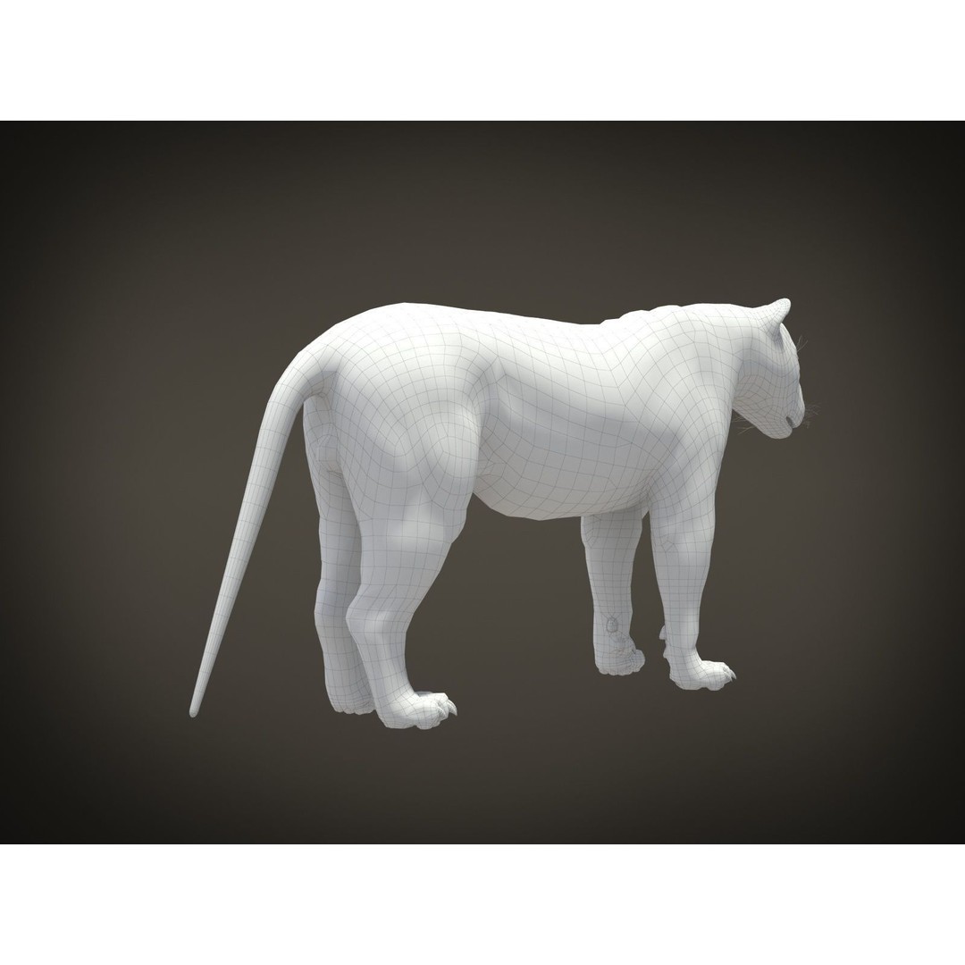 Lion The King 3D Model – High Poly Rigged Animal with Hair and Fur