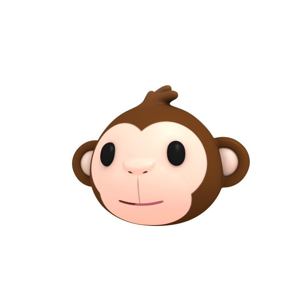 Cartoon Animal Head Pack 3D Model – Low Poly Game Asset, FBX/OBJ - View 10