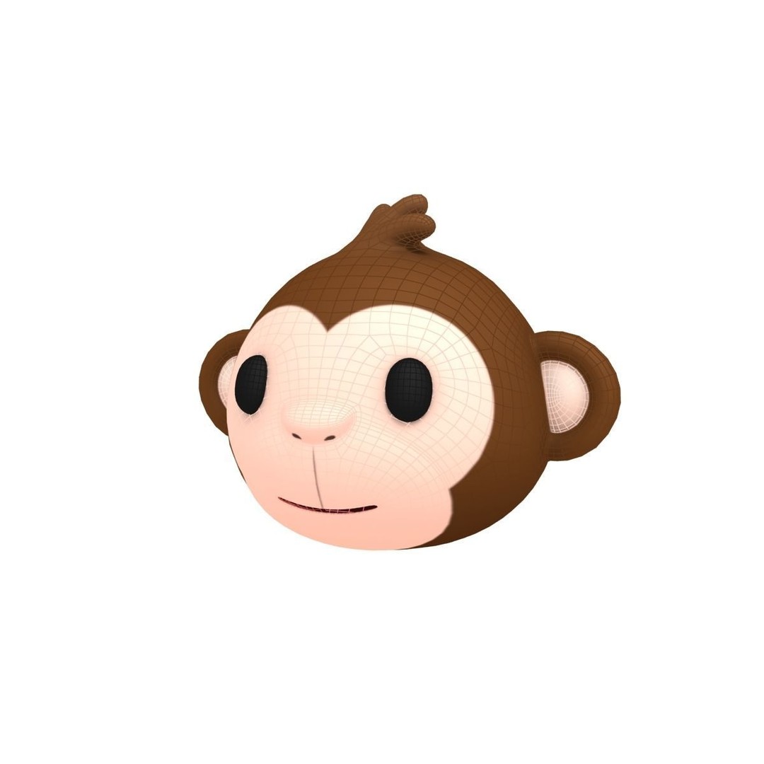 Cartoon Animal Head Pack 3D Model – Low Poly Game Asset, FBX/OBJ - View 19