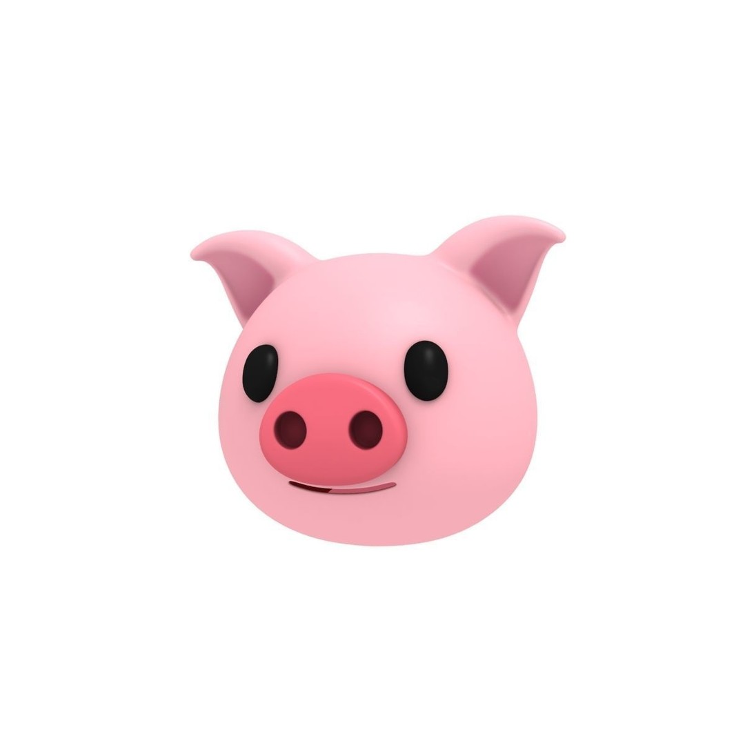 Cartoon Animal Head Pack 3D Model – Low Poly Game Asset, FBX/OBJ - View 4