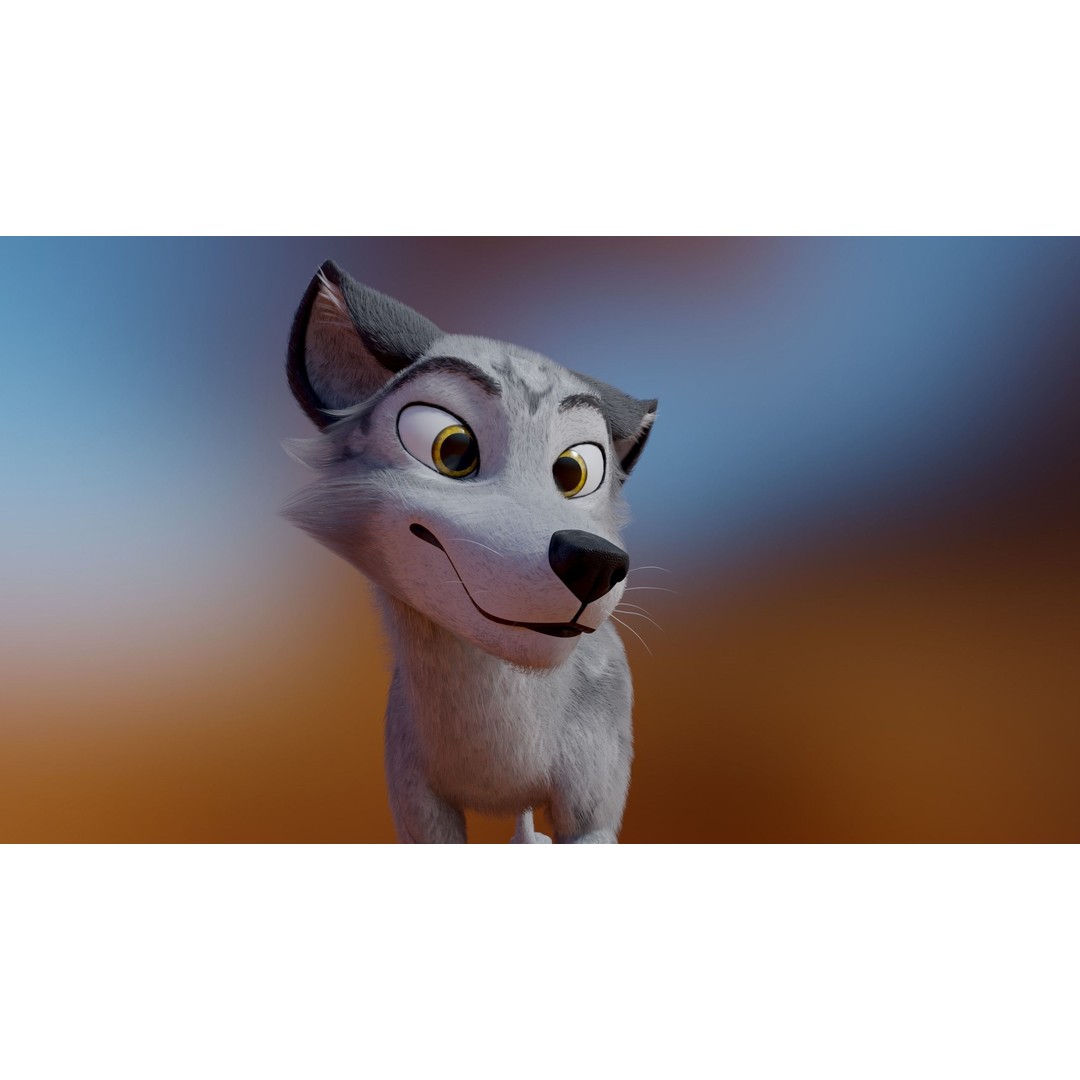 Kovu Wolf 3D Model – Rigged Character with Fur, Blender, FBX, OBJ - View 22