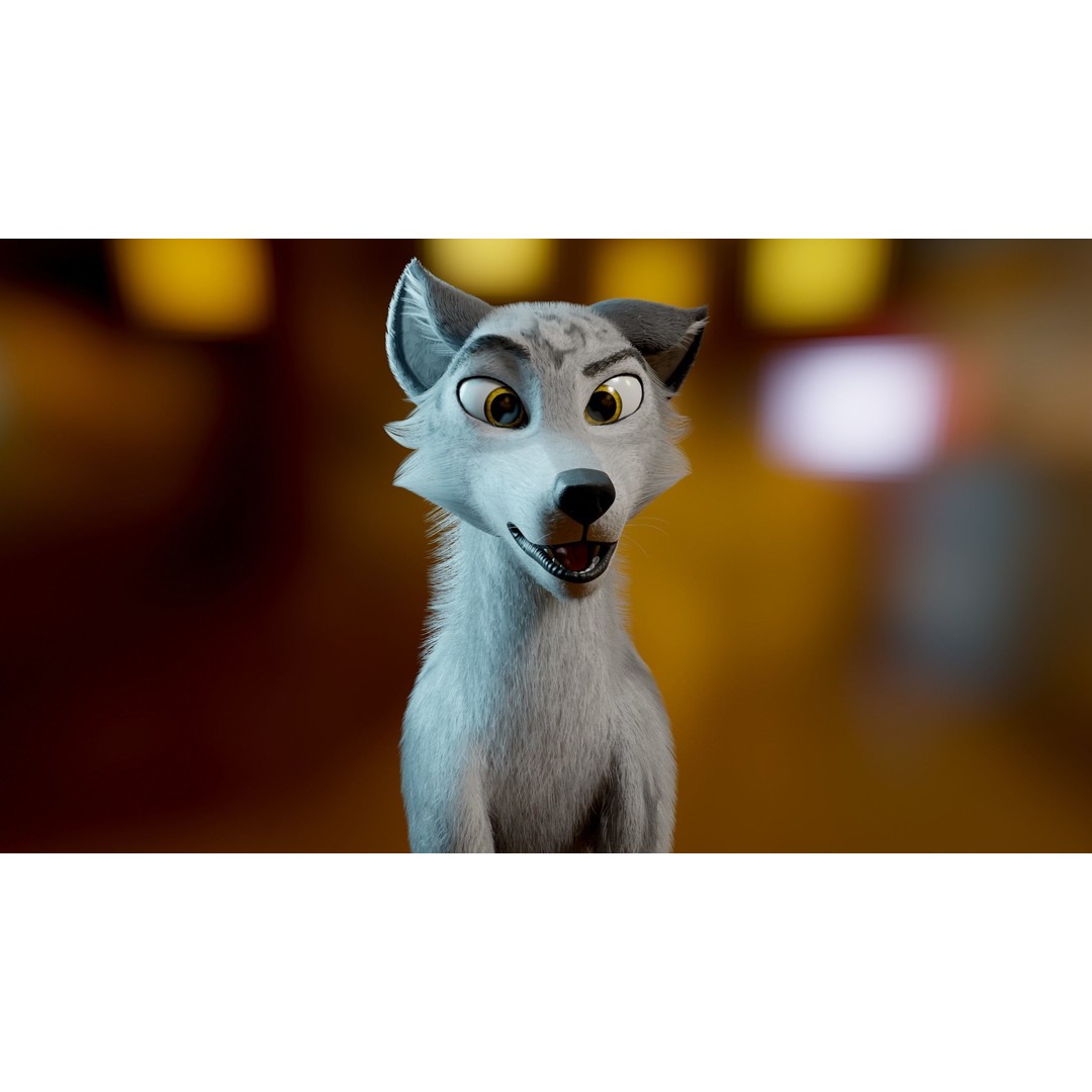 Kovu Wolf 3D Model – Rigged Character with Fur, Blender, FBX, OBJ - View 26