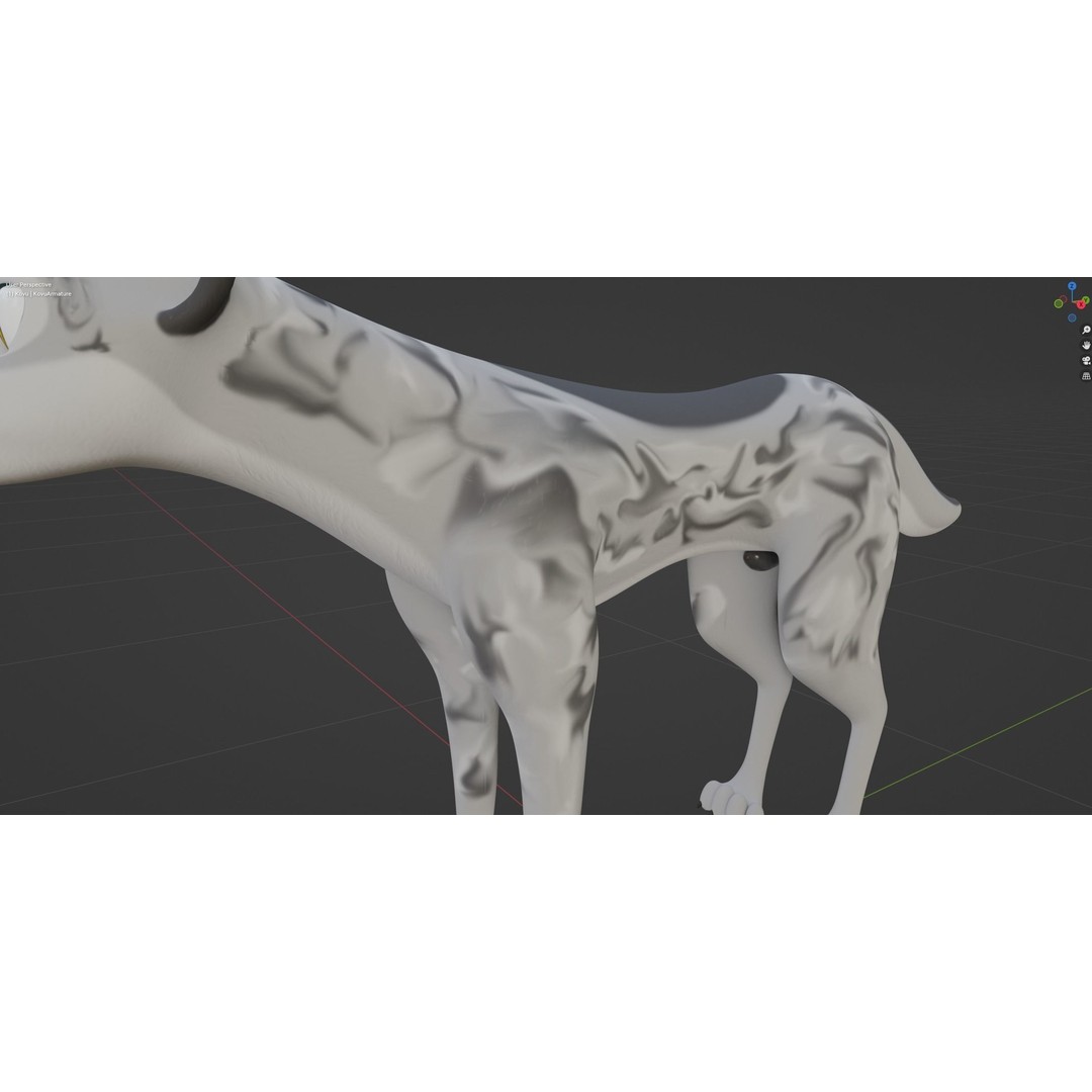 Kovu Wolf 3D Model – Rigged Character with Fur, Blender, FBX, OBJ - View 42