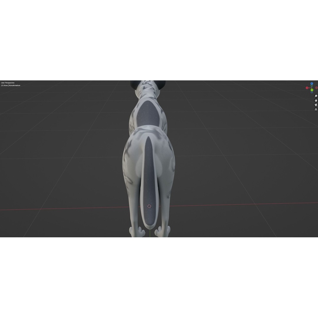 Kovu Wolf 3D Model – Rigged Character with Fur, Blender, FBX, OBJ - View 44