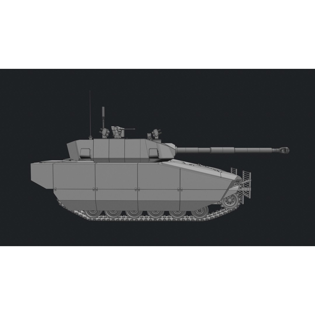 General Dynamics Griffin III 3D Model – PBR Military Vehicle, FBX, OBJ