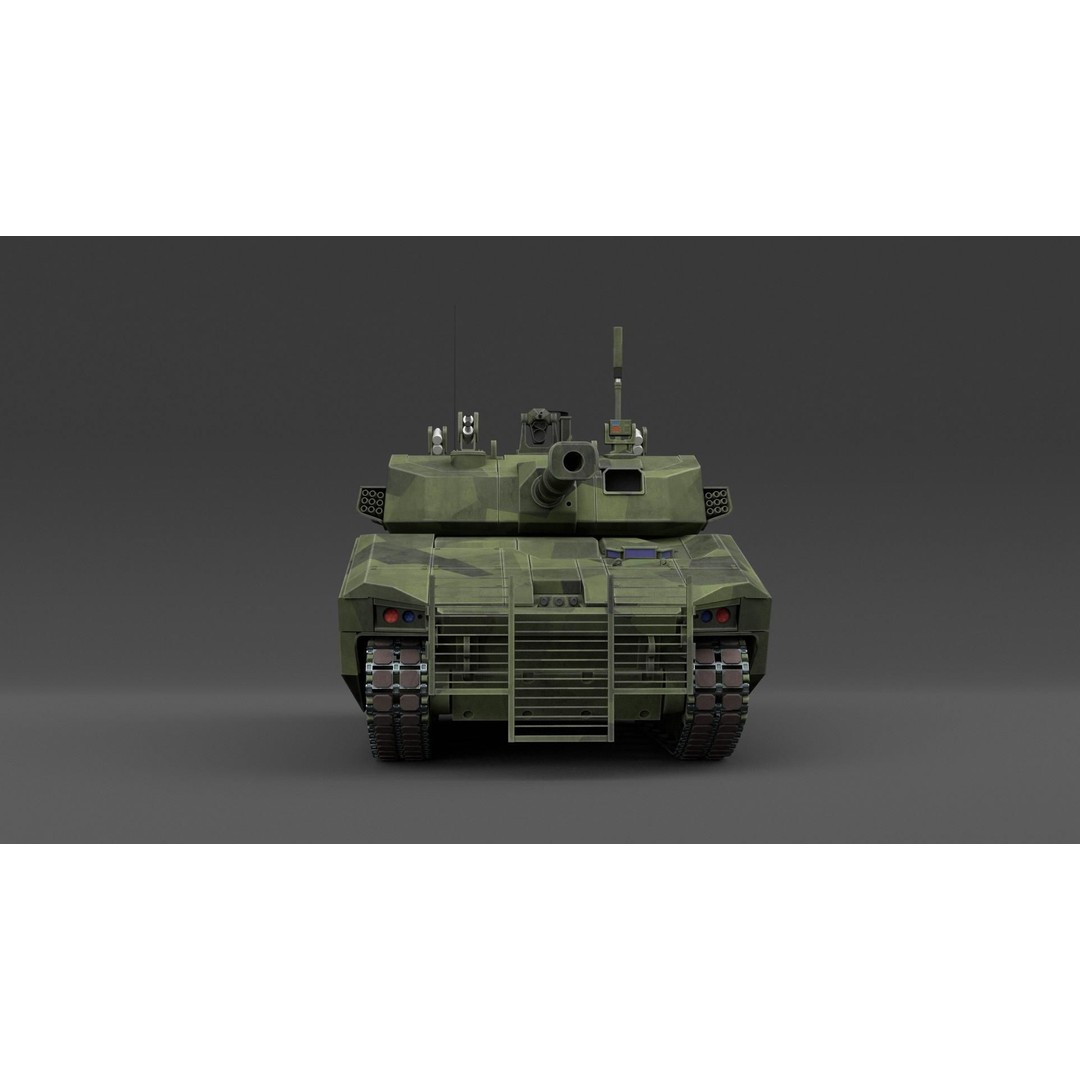 General Dynamics Griffin III 3D Model – PBR Military Vehicle, FBX, OBJ - View 10