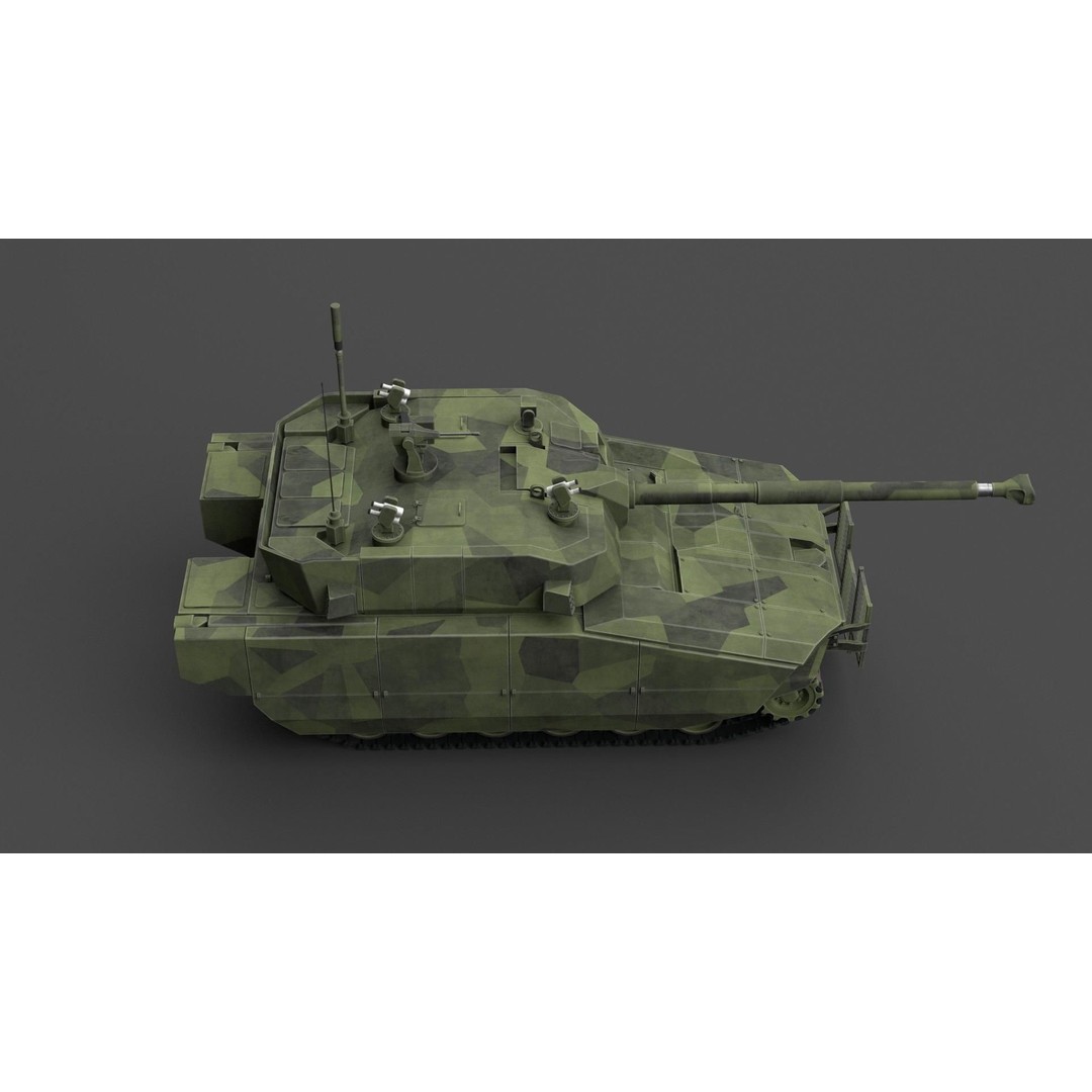 General Dynamics Griffin III 3D Model – PBR Military Vehicle, FBX, OBJ - View 11