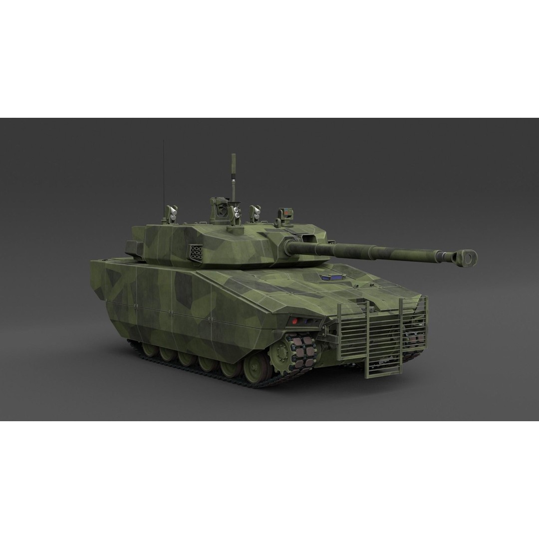General Dynamics Griffin III 3D Model – PBR Military Vehicle, FBX, OBJ - View 12