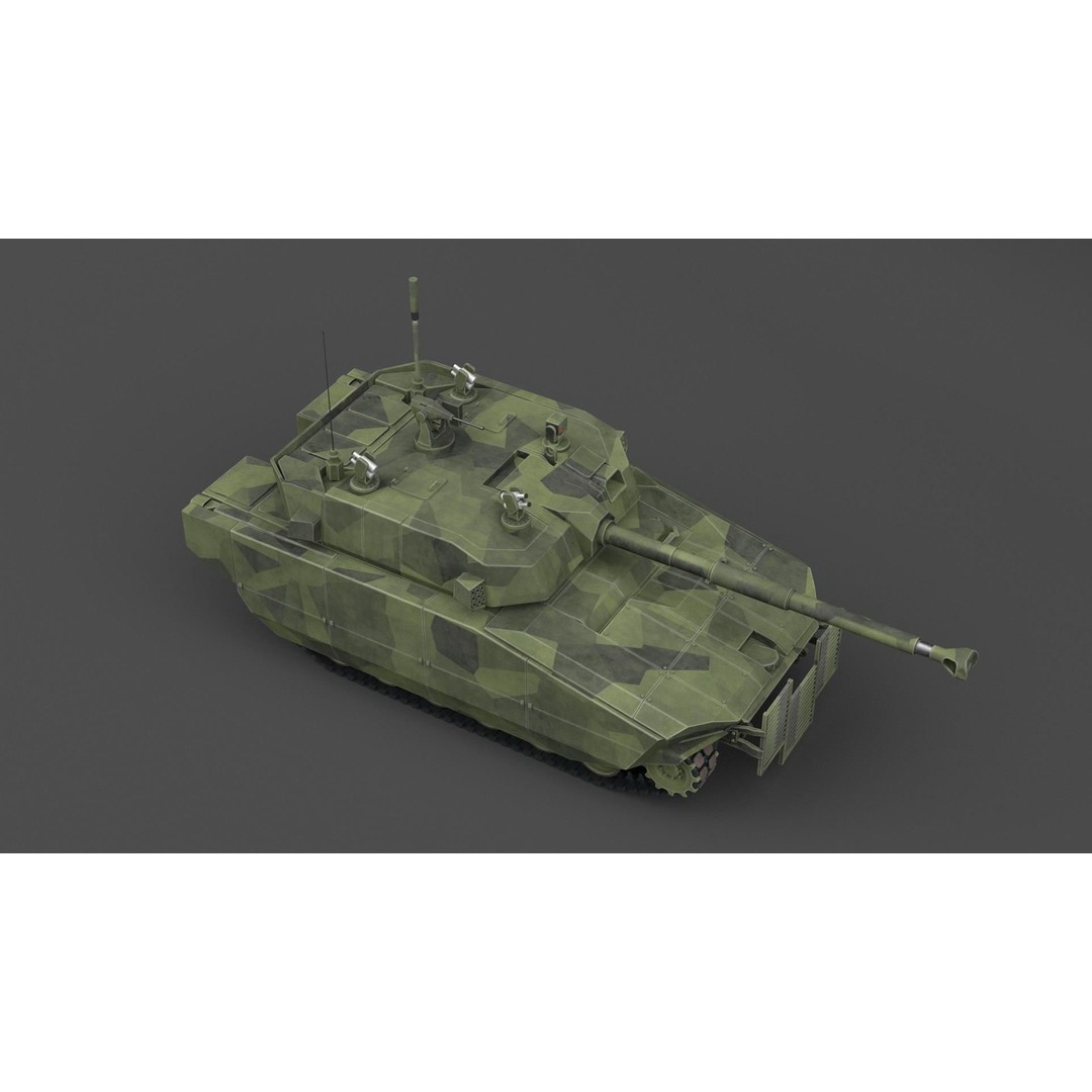 General Dynamics Griffin III 3D Model – PBR Military Vehicle, FBX, OBJ - View 14