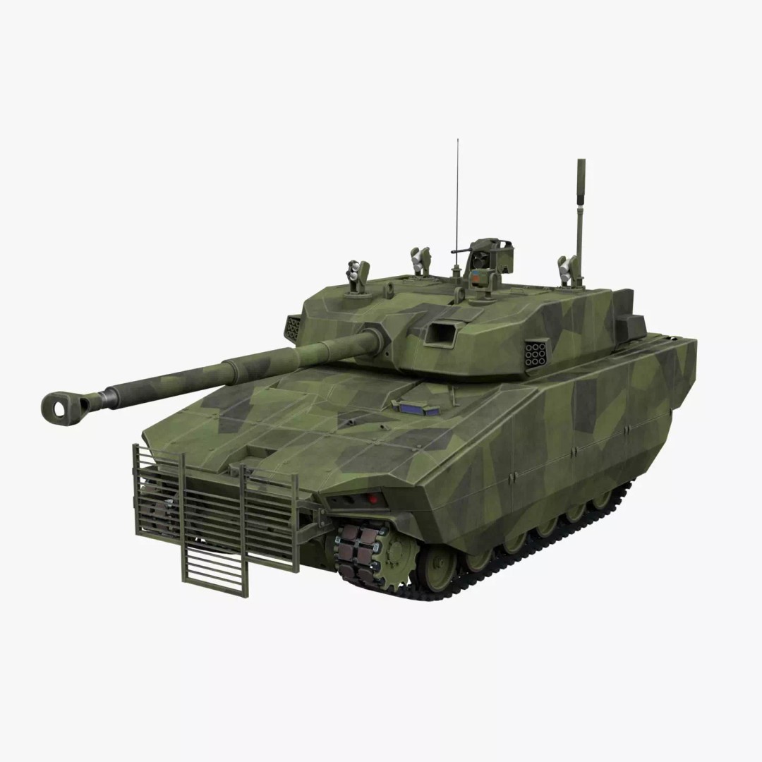 General Dynamics Griffin III 3D Model – PBR Military Vehicle, FBX, OBJ - View 2