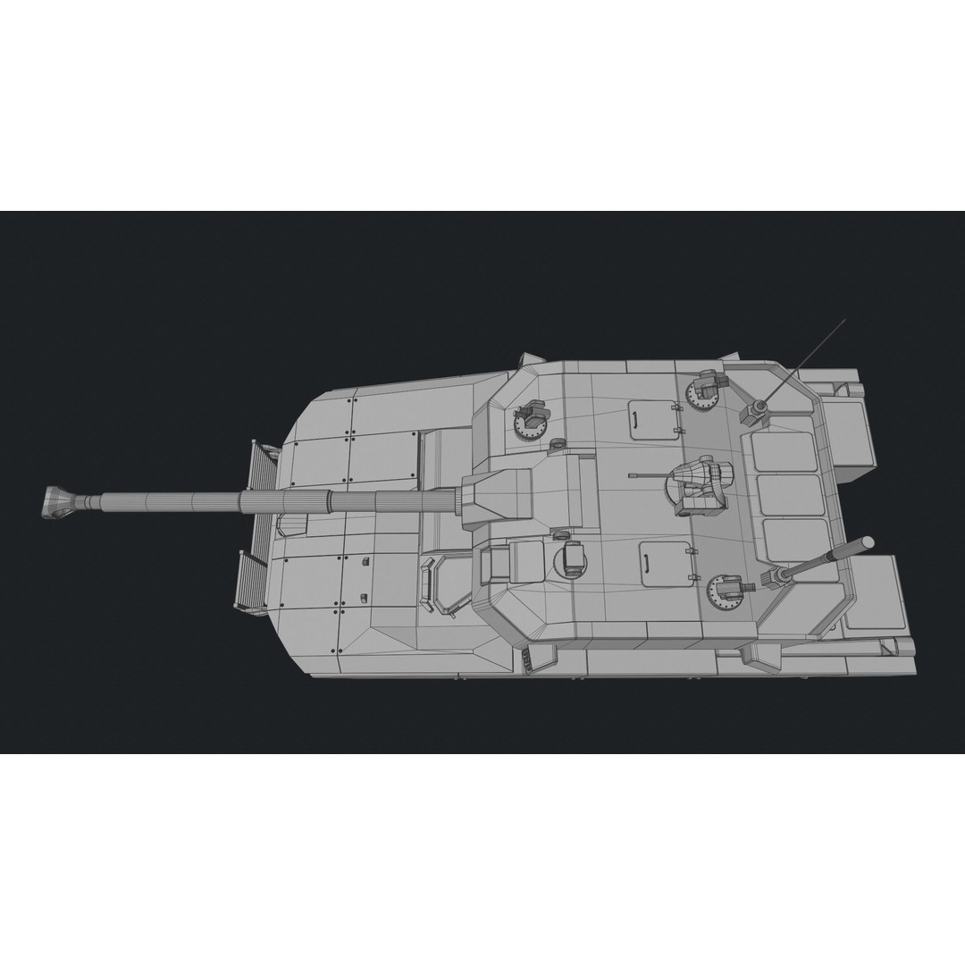 General Dynamics Griffin III 3D Model – PBR Military Vehicle, FBX, OBJ - View 22