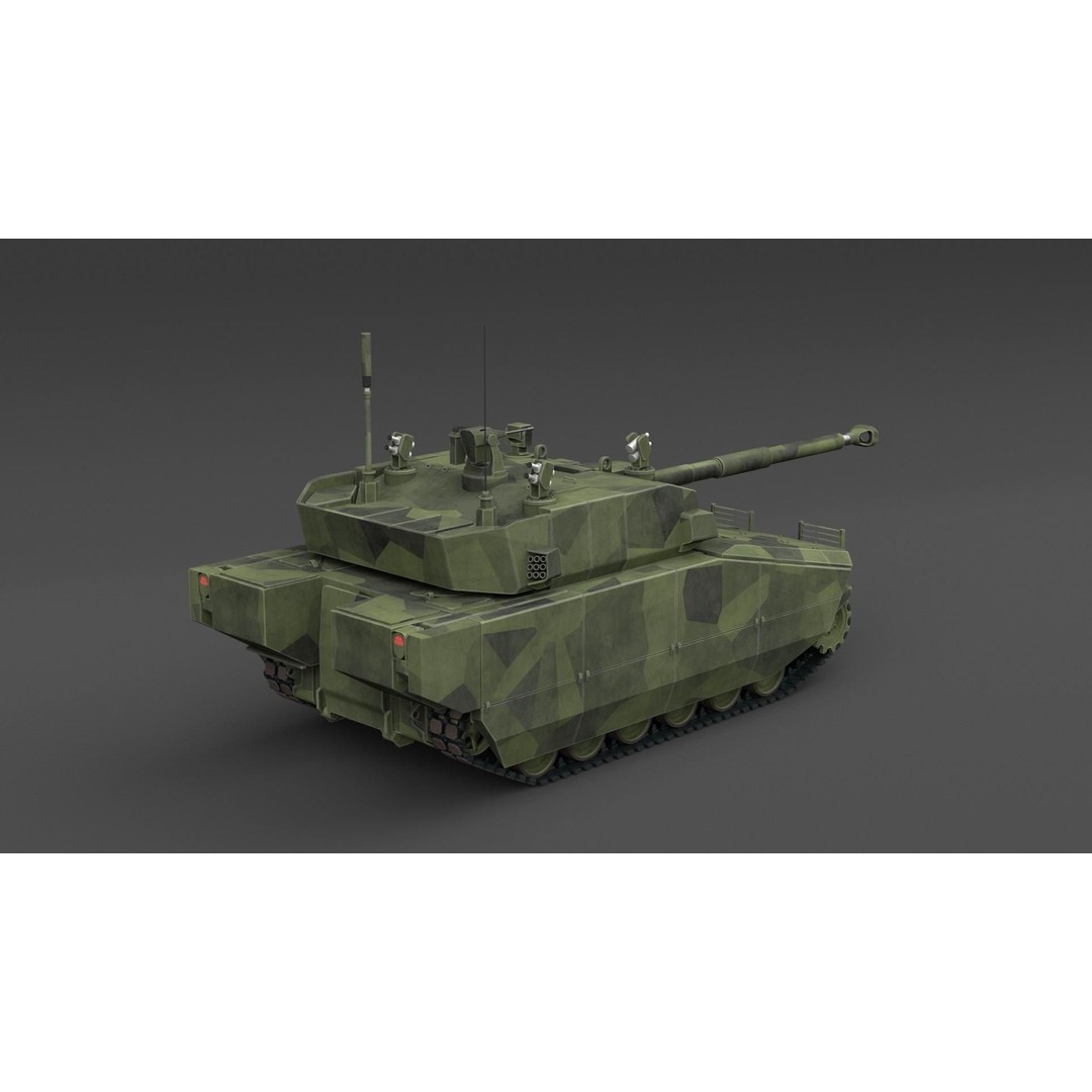 General Dynamics Griffin III 3D Model – PBR Military Vehicle, FBX, OBJ - View 5