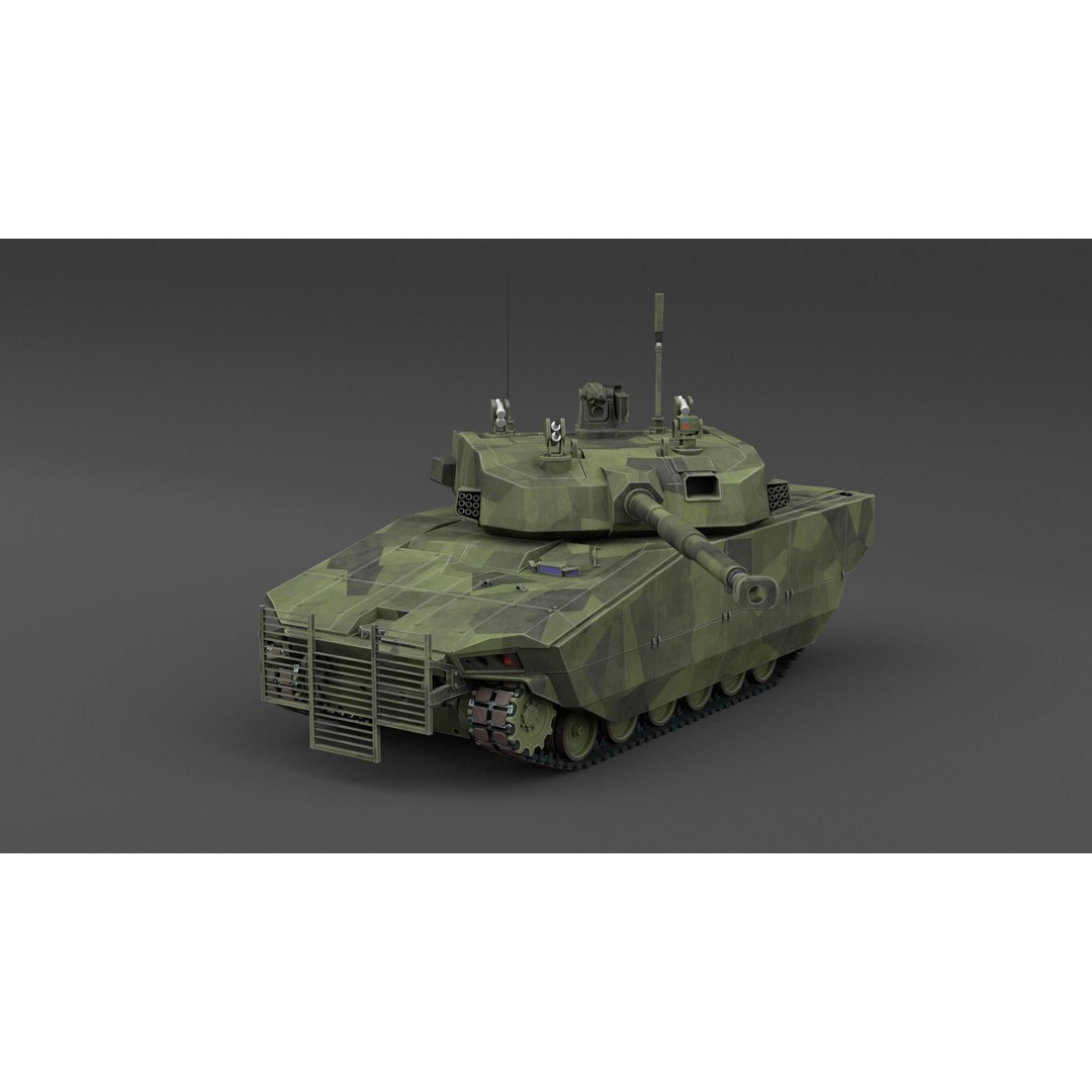 General Dynamics Griffin III 3D Model – PBR Military Vehicle, FBX, OBJ - View 7