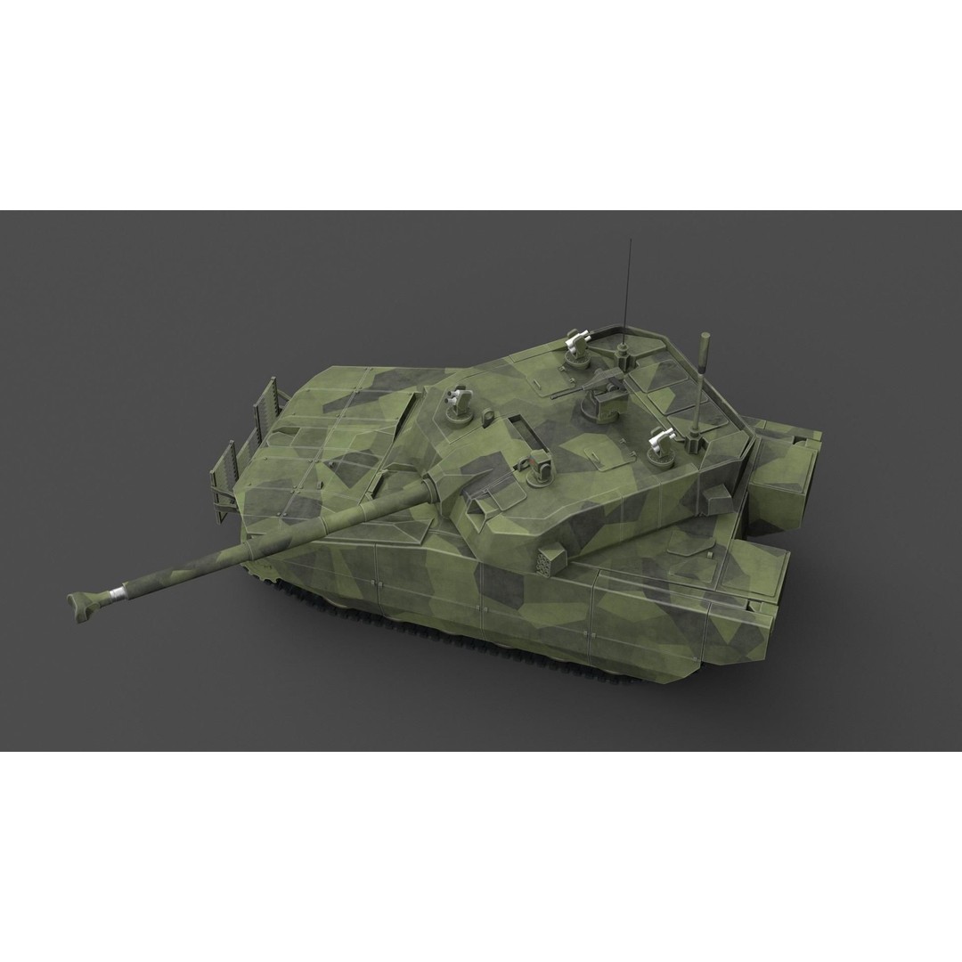 General Dynamics Griffin III 3D Model – PBR Military Vehicle, FBX, OBJ - View 8