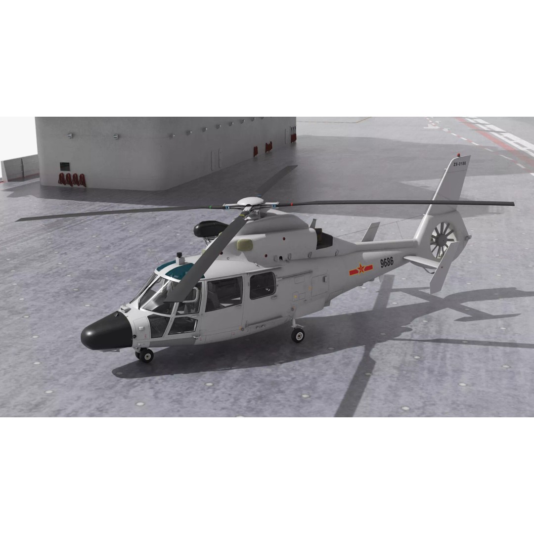 Chinese Type 003 Aircraft Carrier 3D Model – PBR Military Vessel, FBX - View 14
