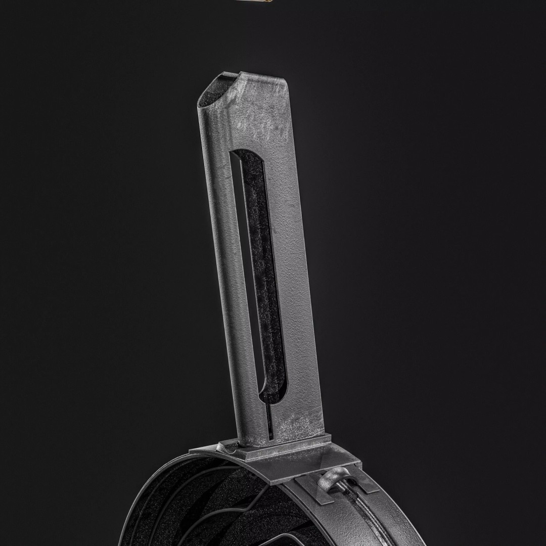 Drum Magazine 3D Model – Low Poly PBR Game Asset, FBX, OBJ - View 17