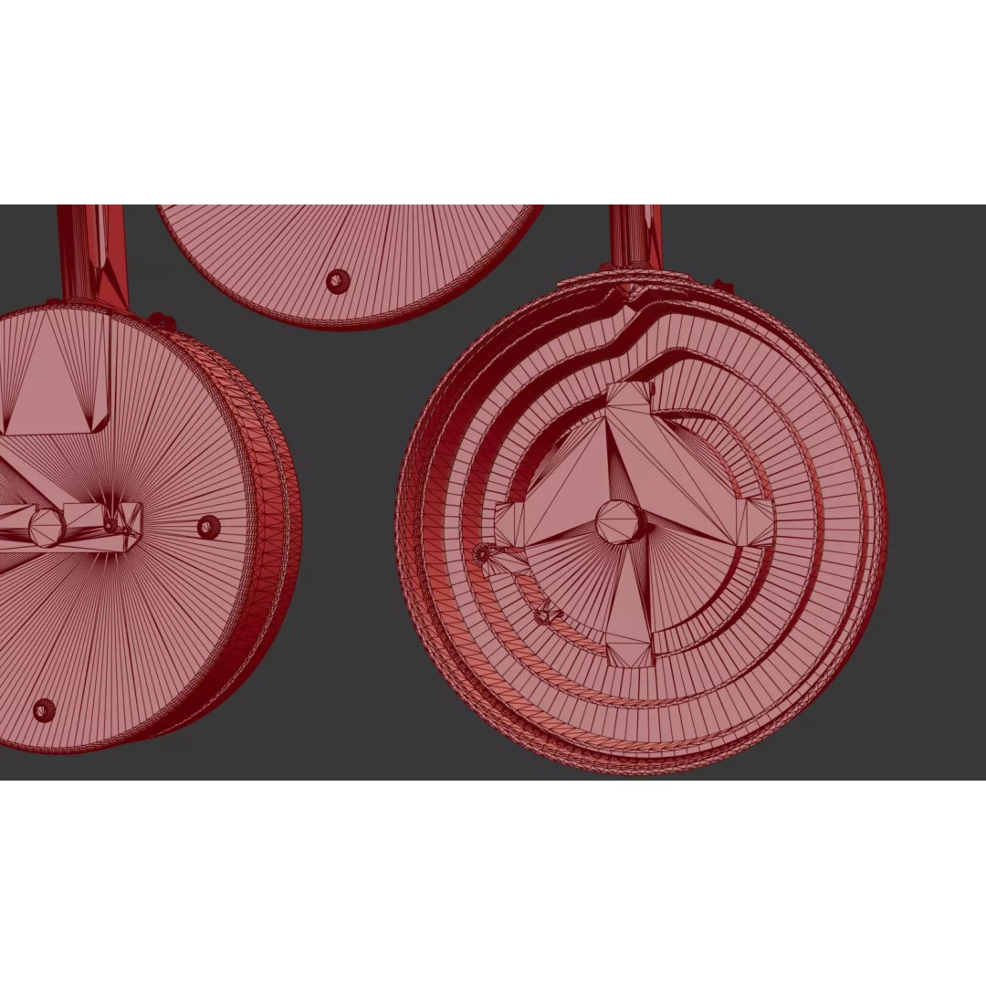 Drum Magazine 3D Model – Low Poly PBR Game Asset, FBX, OBJ - View 33