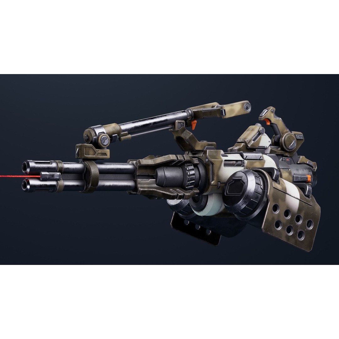 Sci-Fi Weapon Pack 3D Model – Low Poly Game-Ready Assets, FBX - View 12