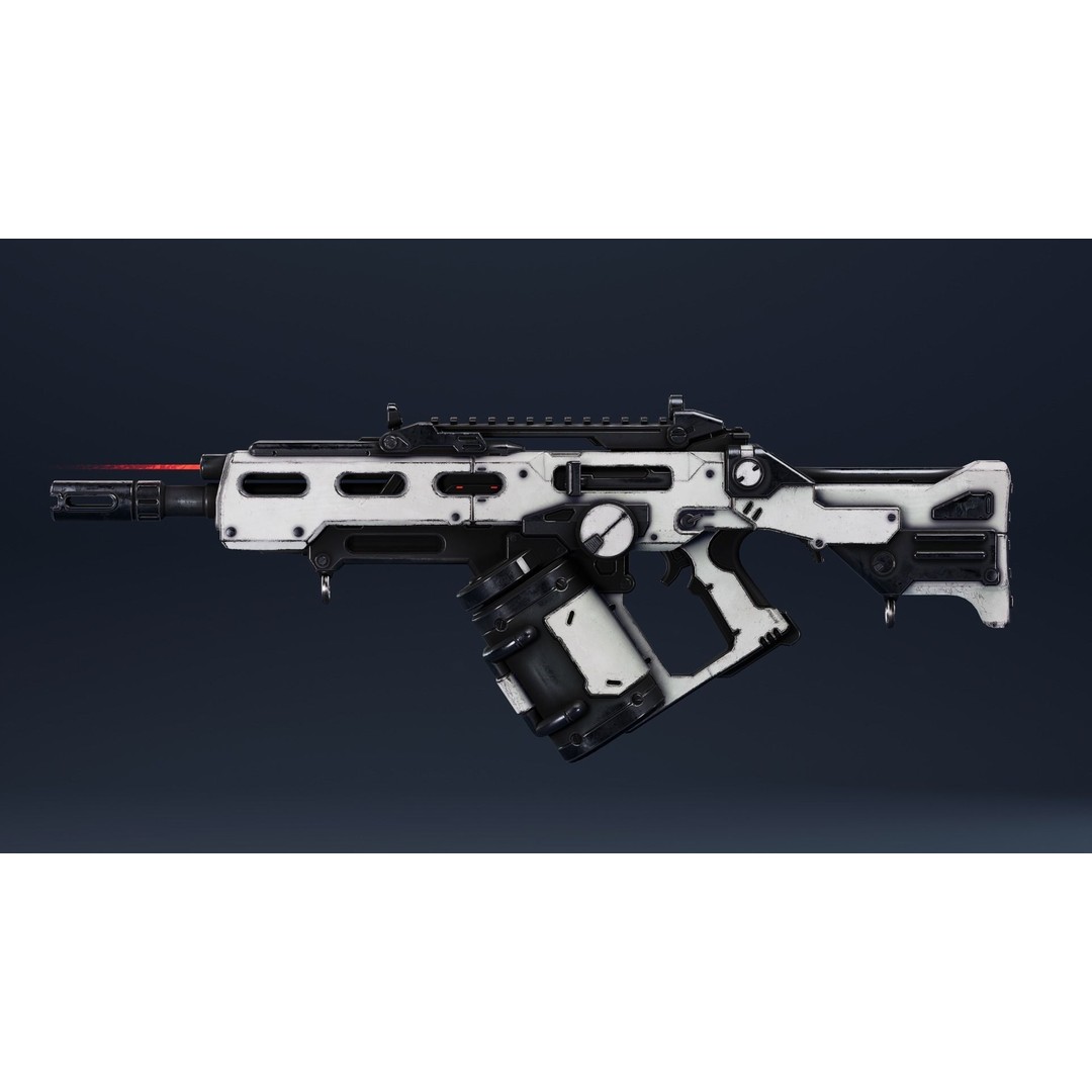 Sci-Fi Weapon Pack 3D Model – Low Poly Game-Ready Assets, FBX - View 9