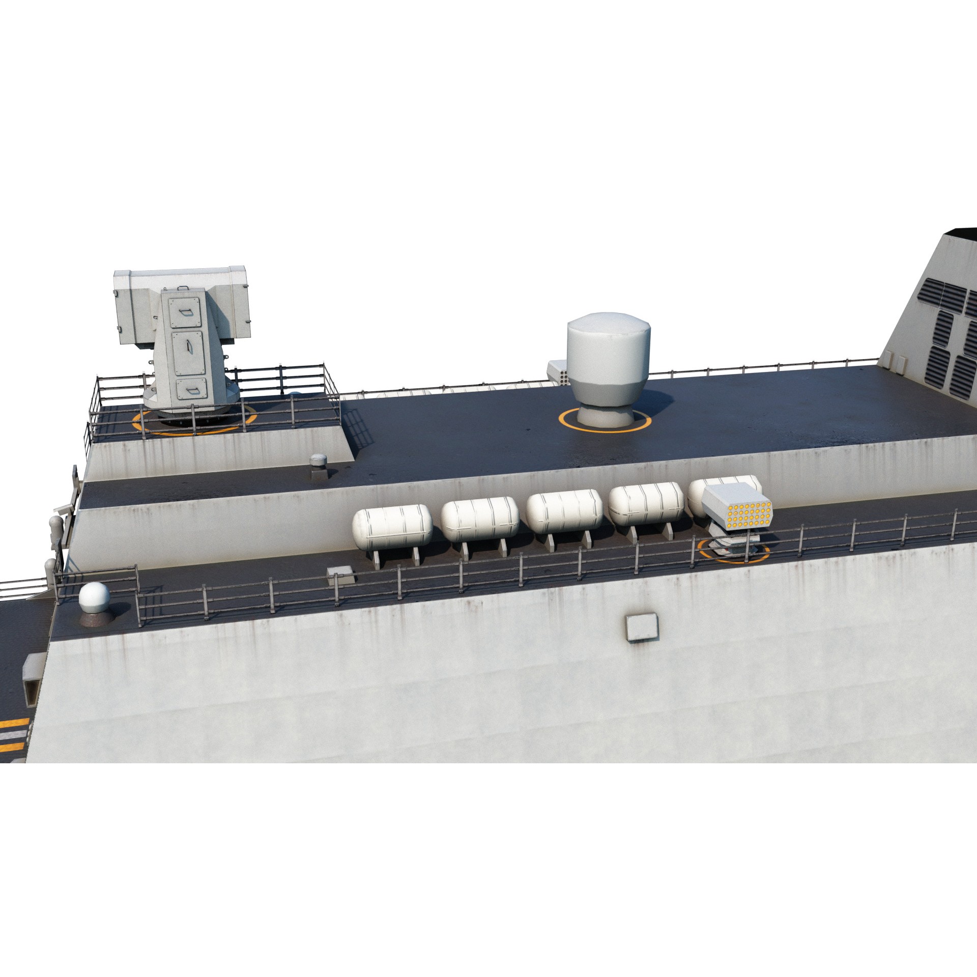 PLAN Type 054B Frigate - Low-Poly Game-Ready 3D Model - View 15