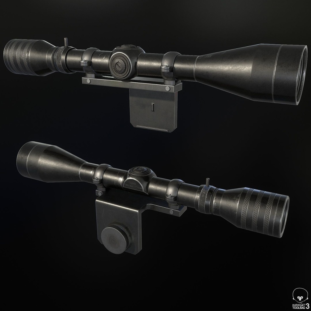 M14 Rifle 3D Model – Low Poly Game Ready Asset, FBX, PBR - View 13