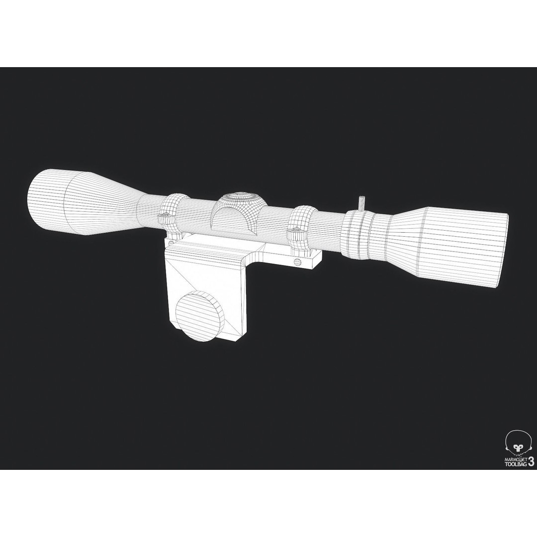 M14 Rifle 3D Model – Low Poly Game Ready Asset, FBX, PBR - View 20