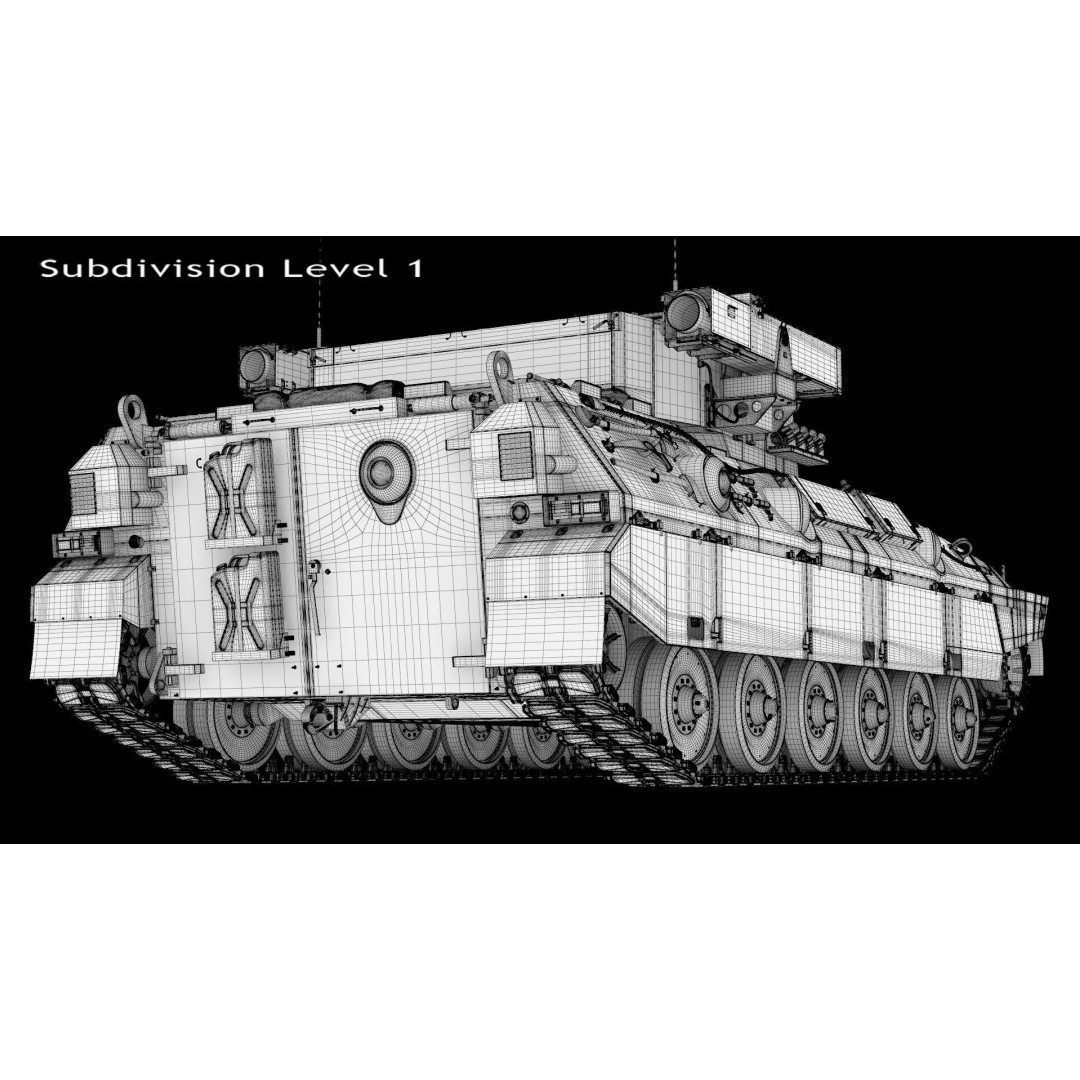 Japanese Type 89 IFV Tank 3D Model – High Poly Military Vehicle, FBX, OBJ - View 15