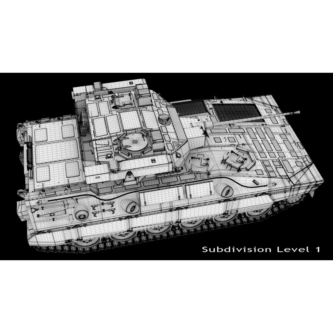 Japanese Type 89 IFV Tank 3D Model – High Poly Military Vehicle, FBX, OBJ - View 21