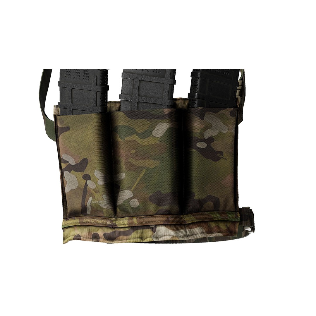 Ten-Speed 6-Pack Bandolier 3D Model – Low Poly Tactical Asset, FBX - View 5
