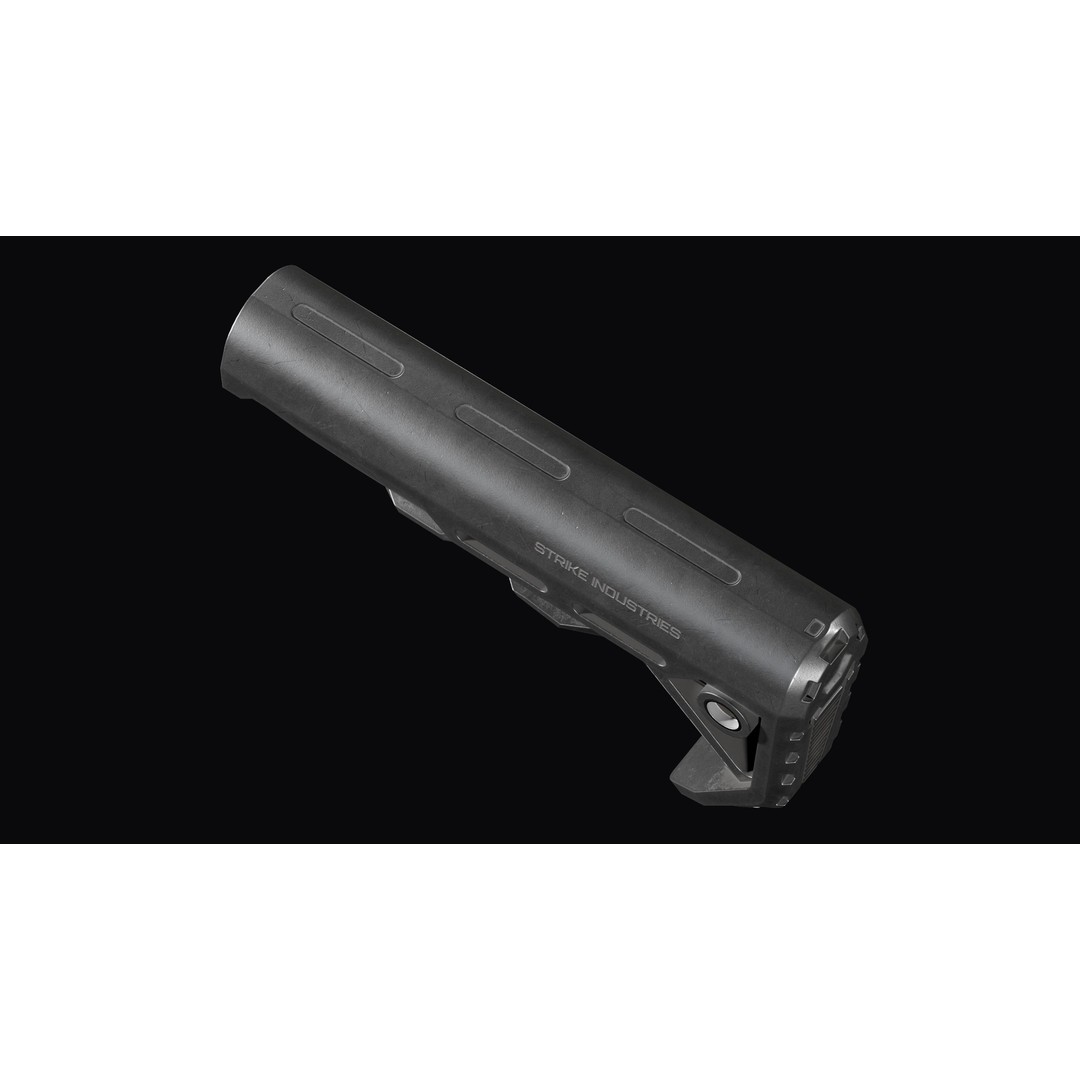 Strike Industries Viper MOD 1 Buttstock 3D Model – Low Poly Game Asset, FBX - View 11