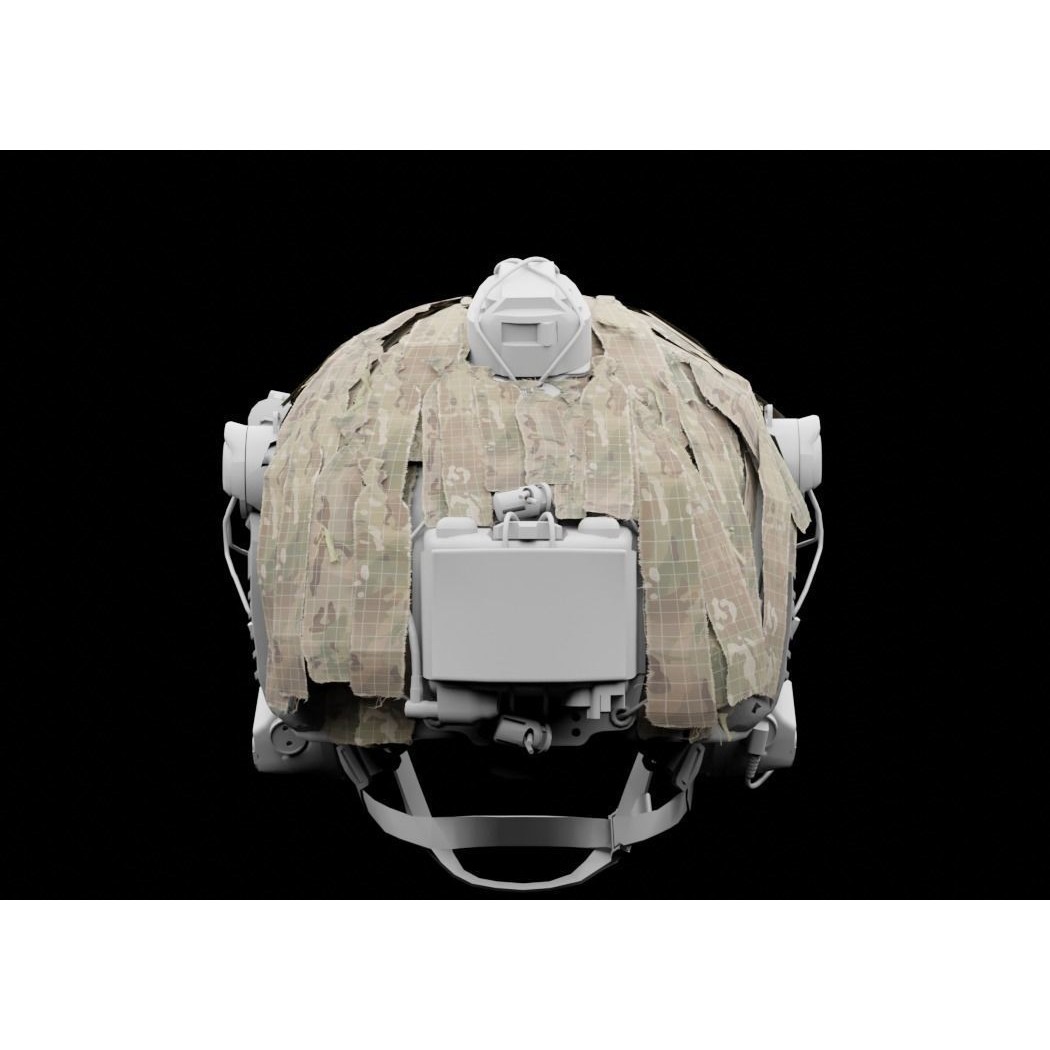 Opscore Maritime Helmet Scrim 3D Model – Low Poly Game Asset, PBR - View 8