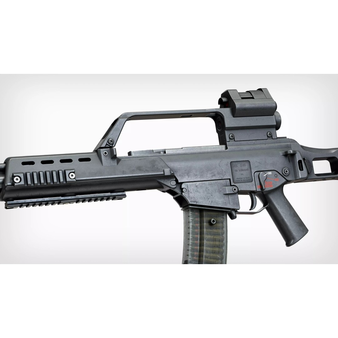 HK G36 3D Model – Low Poly Game-Ready Tactical Rifle for Unity, Unreal Engine - View 17