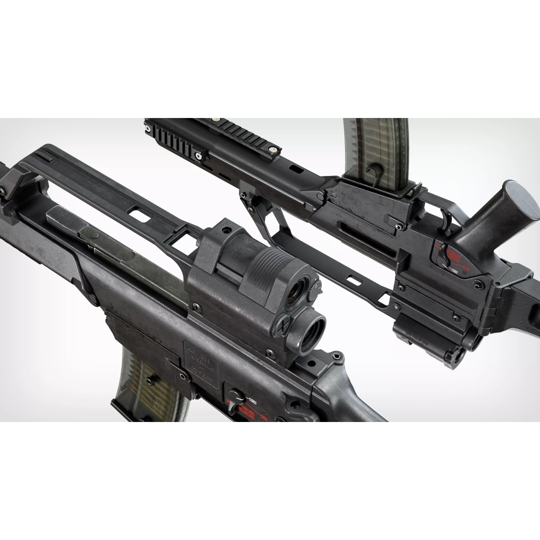 HK G36 3D Model – Low Poly Game-Ready Tactical Rifle for Unity, Unreal Engine - View 8