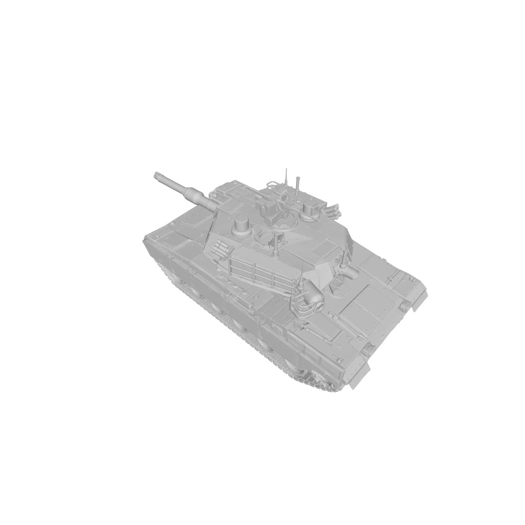 Modern Main Battle Tank 3D Model – Game Ready Low-Poly Asset, FBX - View 16