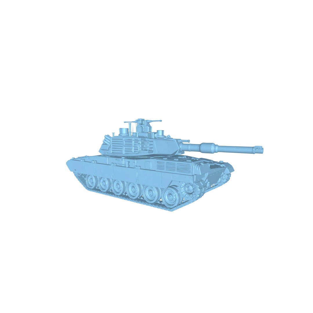 Modern Main Battle Tank 3D Model – Game Ready Low-Poly Asset, FBX - View 7