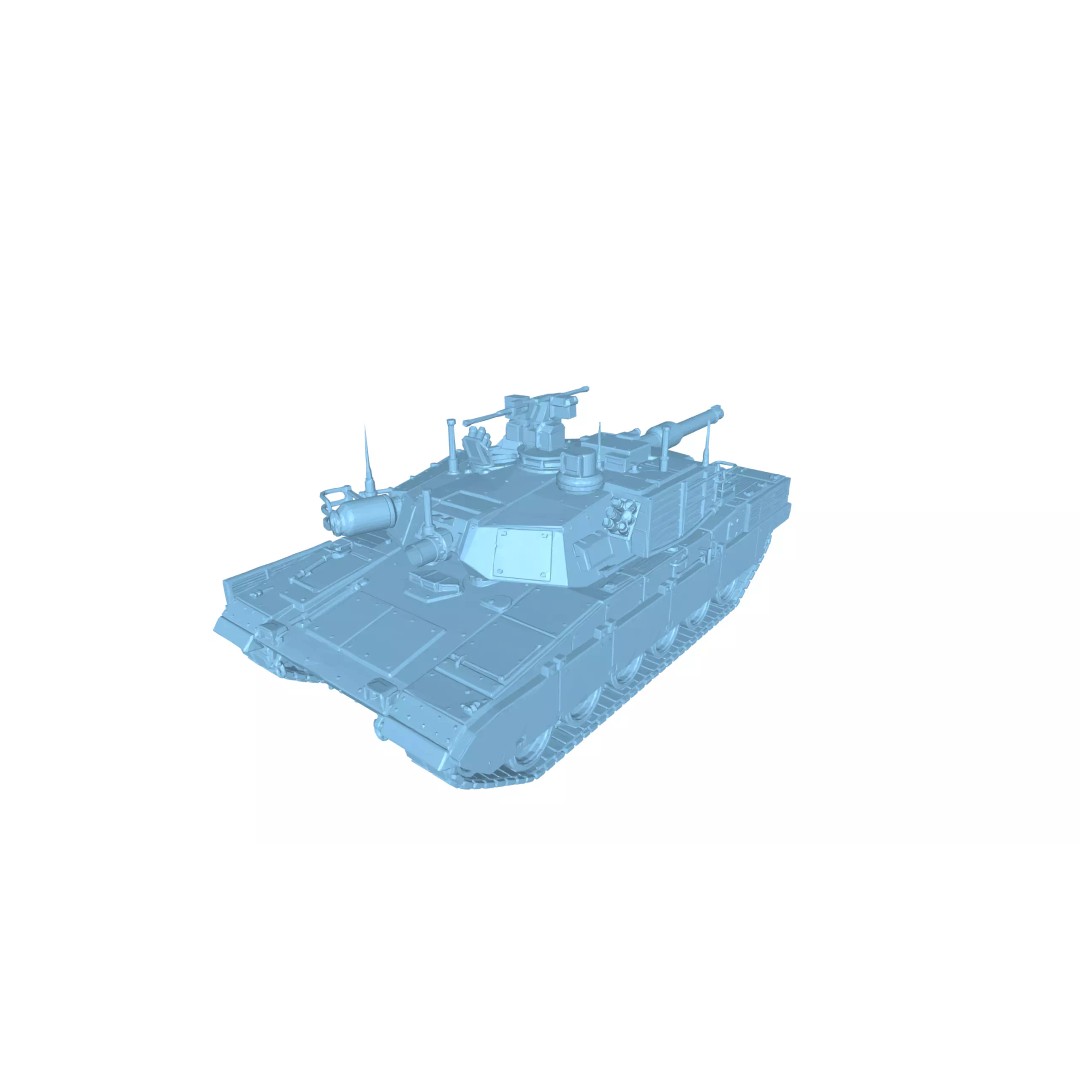 Modern Main Battle Tank 3D Model – Game Ready Low-Poly Asset, FBX - View 8