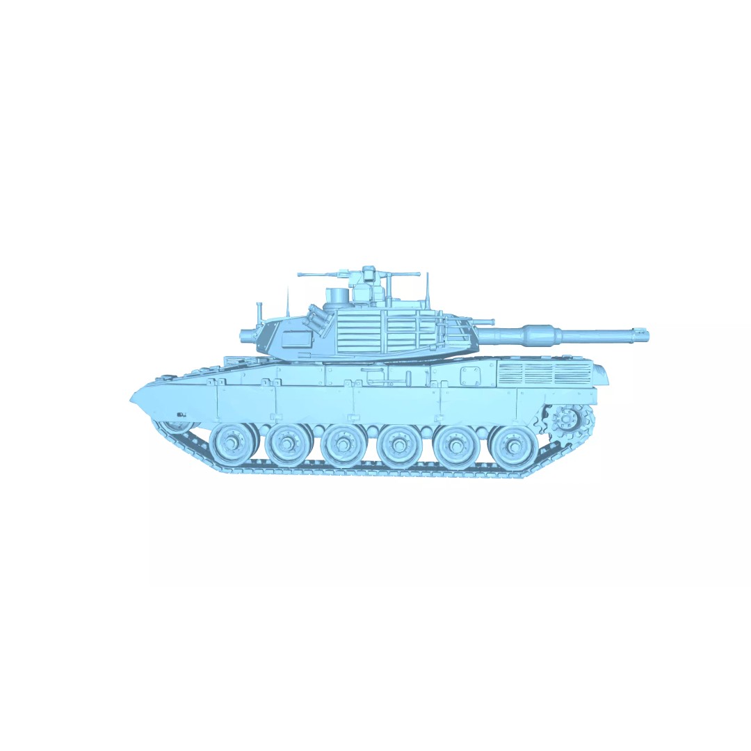 Modern Main Battle Tank 3D Model – Game Ready Low-Poly Asset, FBX - View 9